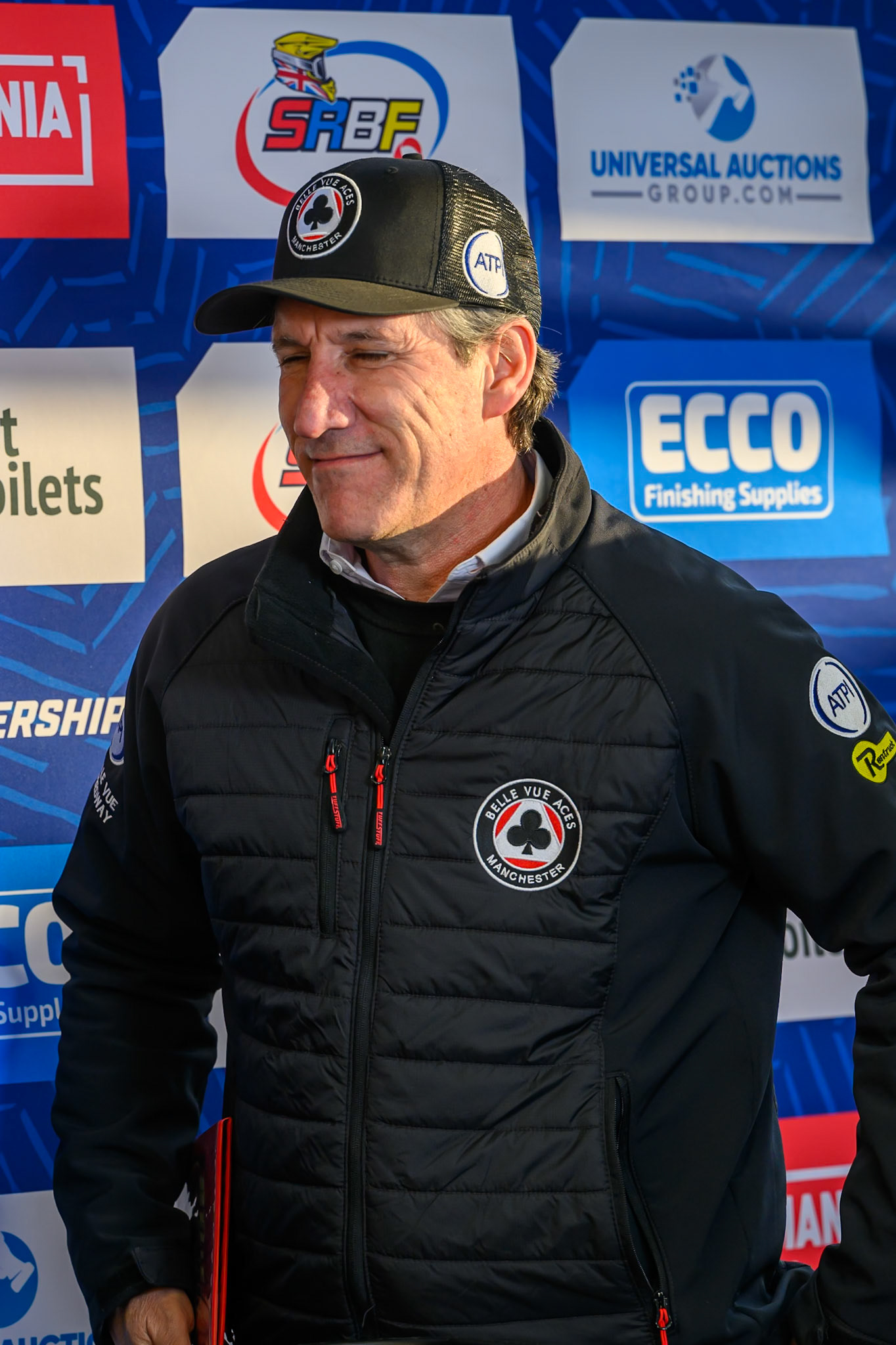 Mark Lemon, Team, Manager of Belle Vue Aces during the Rowe Motor Oil Premiership match between Belle Vue Aces and Ipswich Witches at the National Speedway Stadium, Manchester on Monday 20th April 2026. (Photo: Ian Charles | MI News)