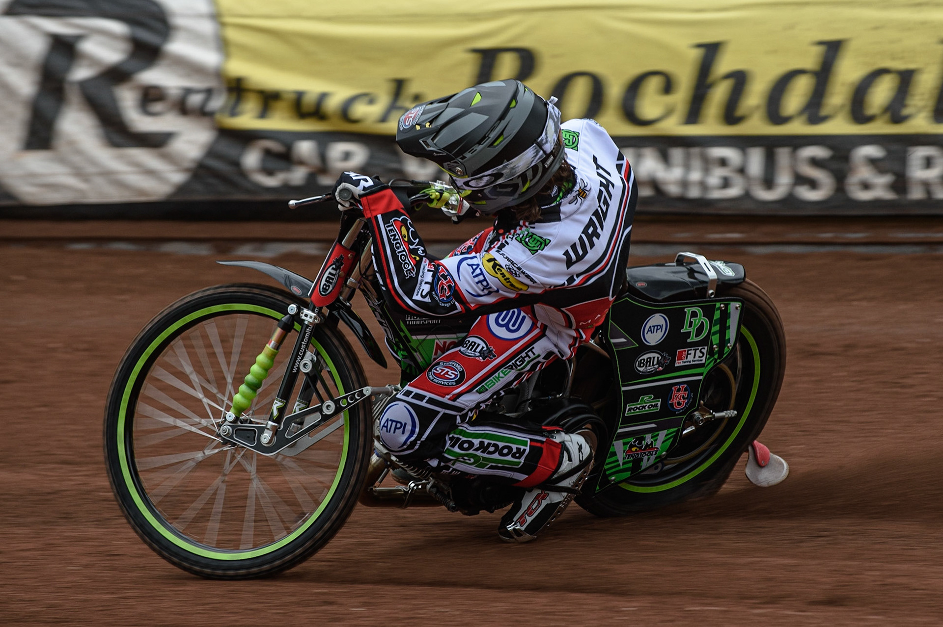 Photo: Ian CharlesCharles Wright in actionBelle Vue Press &amp; Practice Day, National Speedway Stadium, Manchester Thursday  13  May  2021