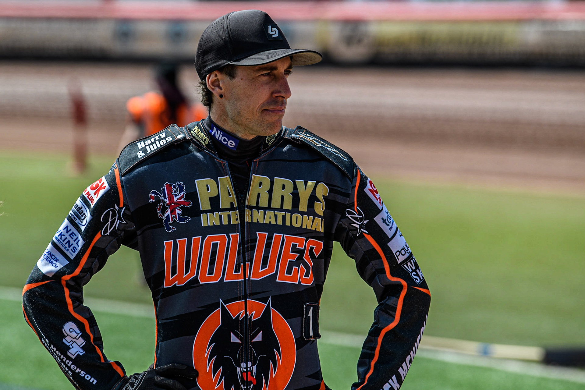 Sam Masters - Wolverhampton Parrys International Wolves during the Sports Insure Premiership match between Belle Vue Aces and Wolverhampton Wolves at the National Speedway Stadium, Manchester on Monday 29th May 2023. (Photo: Ian Charles | MI News)
