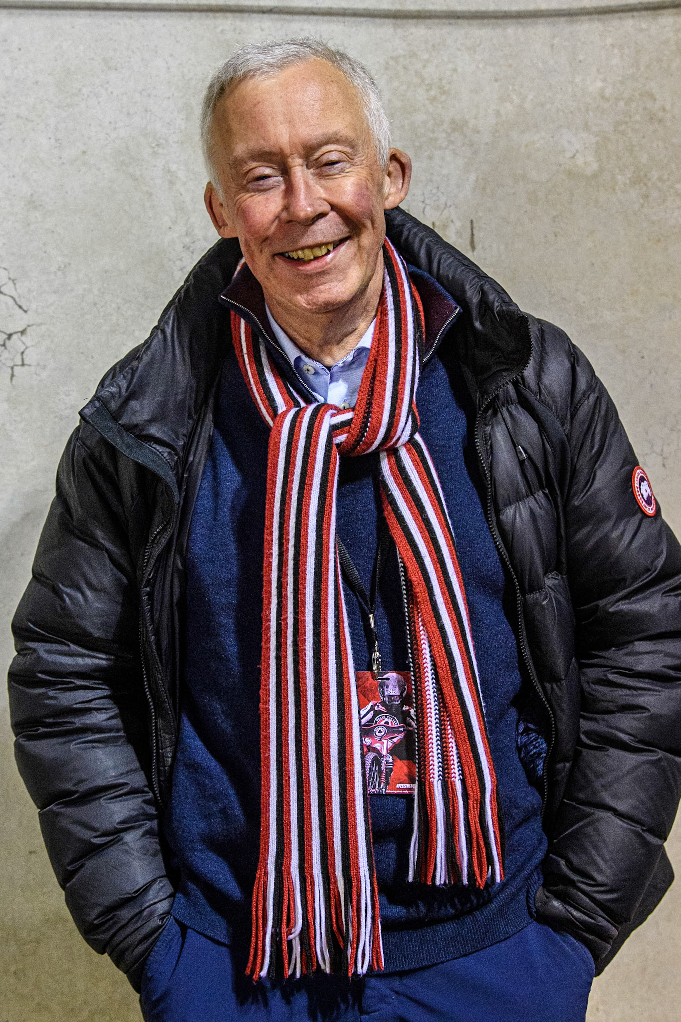 Belle Vue ATPI Aces joint owner Tony Rice during the Rowe Motor Oil Premiership match between Belle Vue Aces and Ipswich Witches at the National Speedway Stadium, Manchester on Monday 22nd April 2024. (Photo: Ian Charles | MI News)