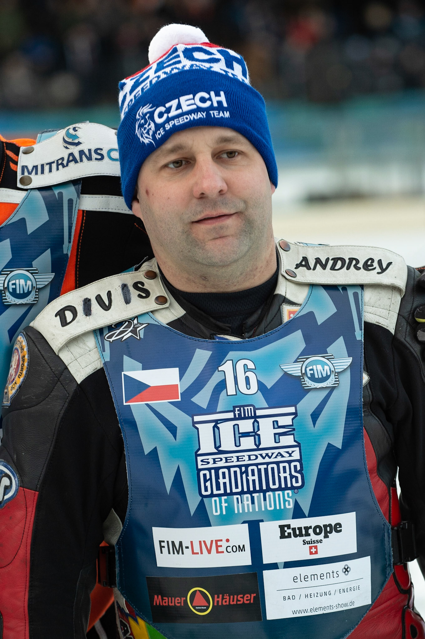 BERLIN GERMANY  - February 29 Andrej Divis of The Czech Republic   during theIce Speedway of Nations (Day 1) at the Horst-Dohm-Eisstadion, Berlin,  on Saturday 29 February 2020. (Credit: Ian Charles | MI News)