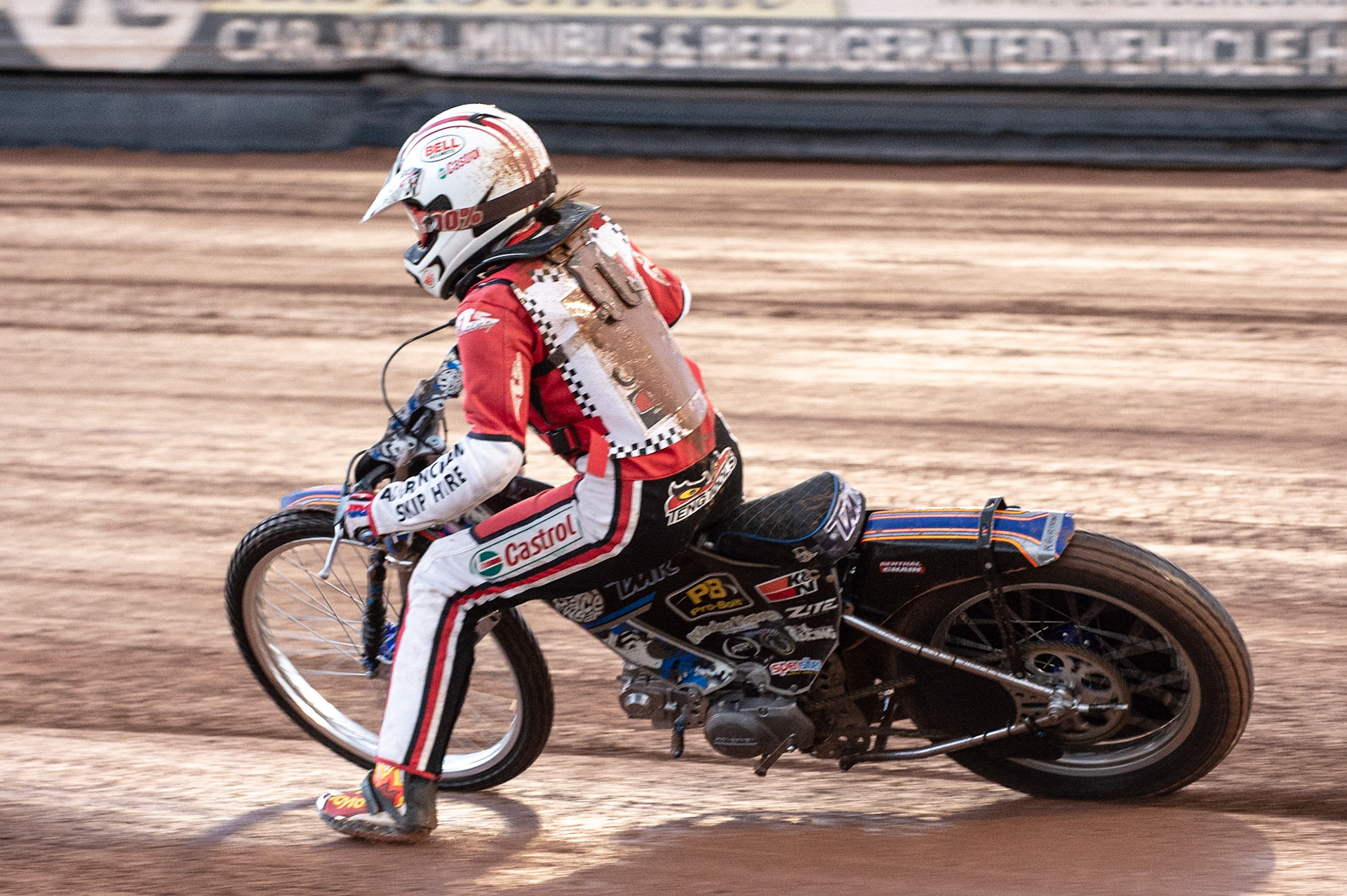 Photo by Ian Charles:

Katy Gordon in action

Belle Vue Aces v Wolverhampton Wolves, SGB Premiership, National Speedway Stadium, Manchester, Monday, 19, August, 2019