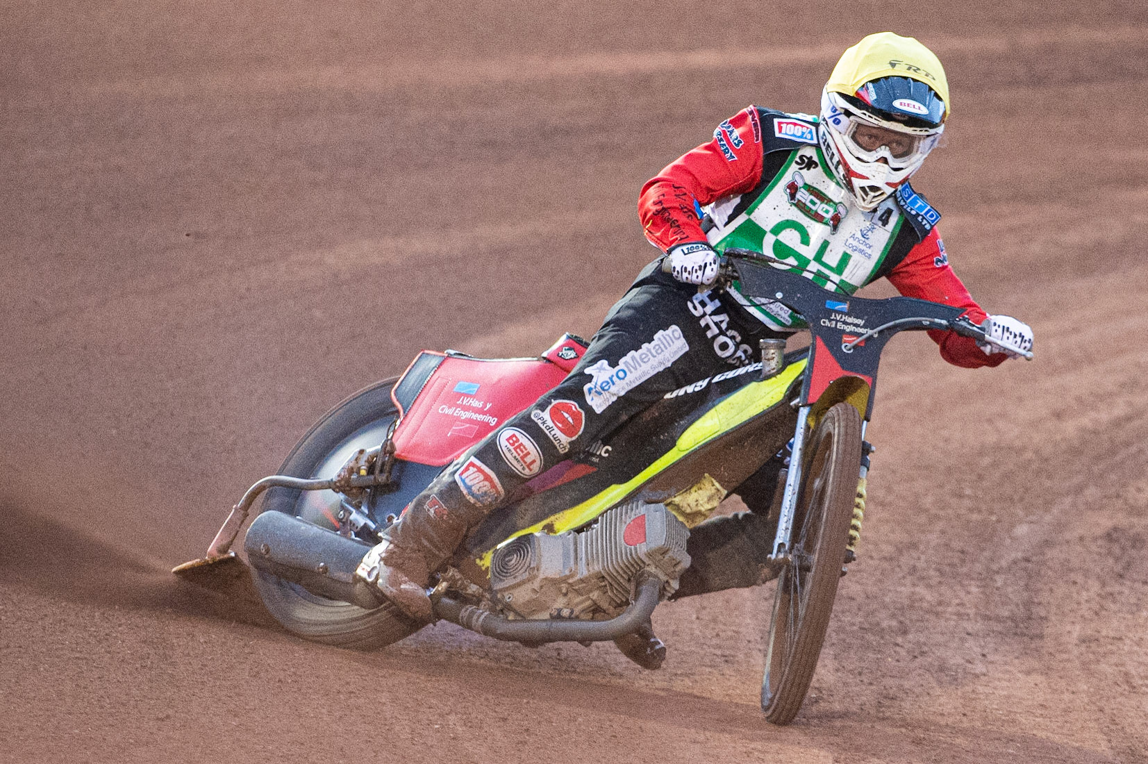 Photo: Ian Charles

Dan Halsey  in action 

Belle Vue Colts v Cradley Heathens, SGB National League, Belle Vue National Speedway Stadium, Manchester, Thursday 29  August  2019