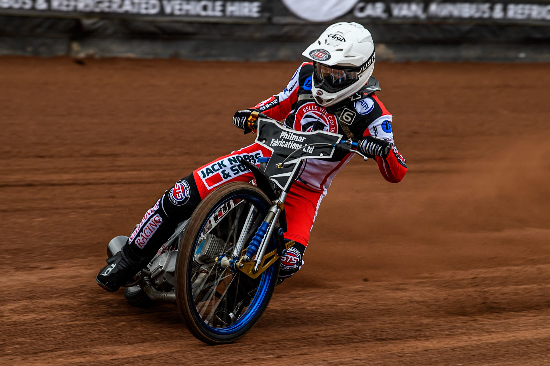 Belle Vue Colts' rider Jack Shimelt  in action during the Belle Vue Aces Media Day at the National Speedway Stadium, Manchester on Monday 11th March 2024. (Photo: Ian Charles | MI News)