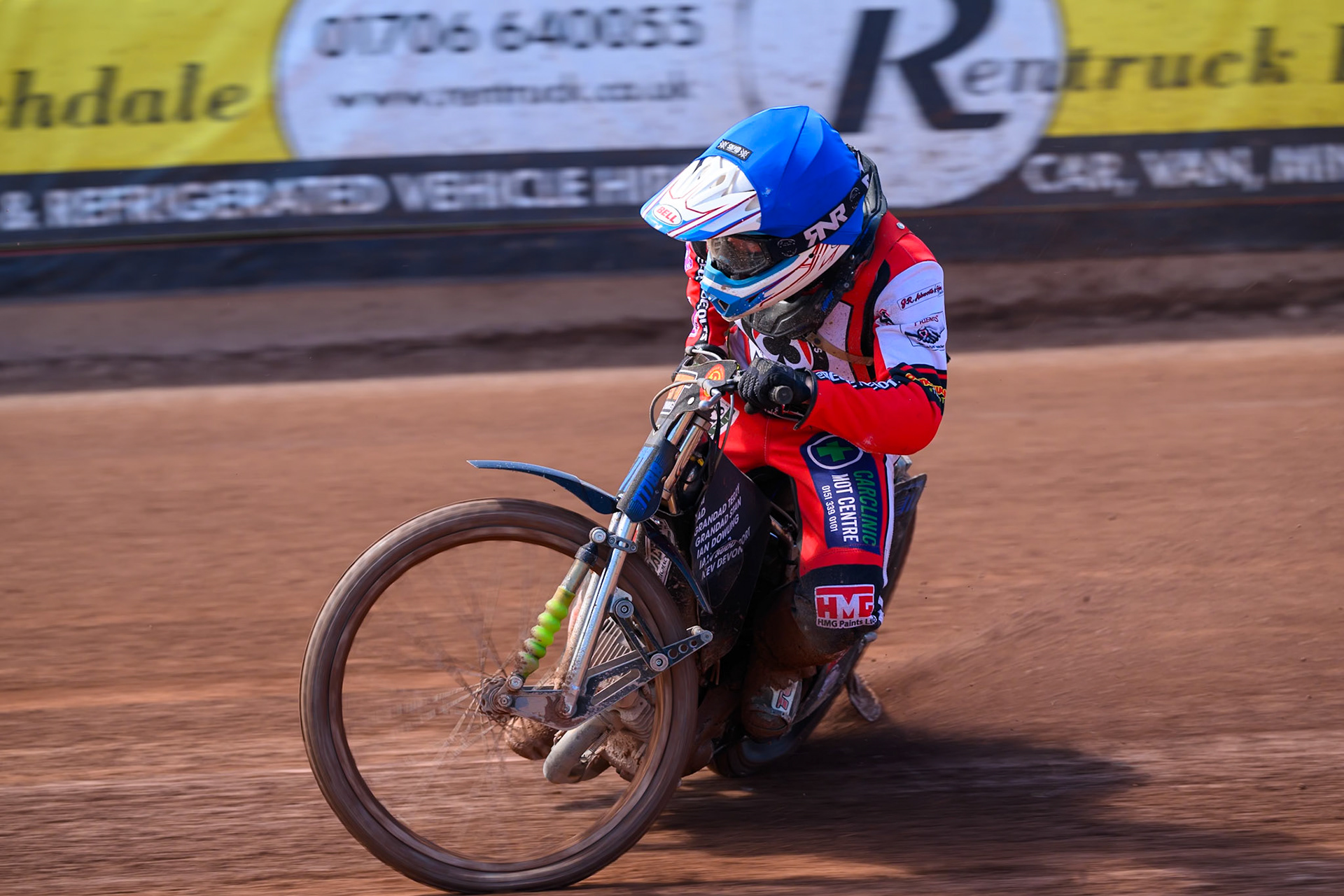 COLTS ACADEMY INDIVIDUAL EVENT Billy Budd locks up during the JR Ashworth &amp; Sons Colts Academy Event at the National Speedway Stadium, Manchester on Sunday 19th July 2026. (Photo: Ian Charles | MI News)