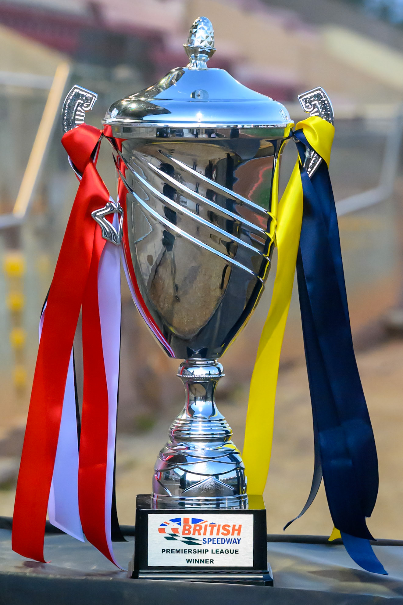 The Premiership Champions Trophy during the Rowe Motor Oil Premiership Grand Final 2nd Leg between Belle Vue Aces and Sheffield Tigers at the National Speedway Stadium, Manchester on Friday 16th October 2026. (Photo: Ian Charles | MI News)