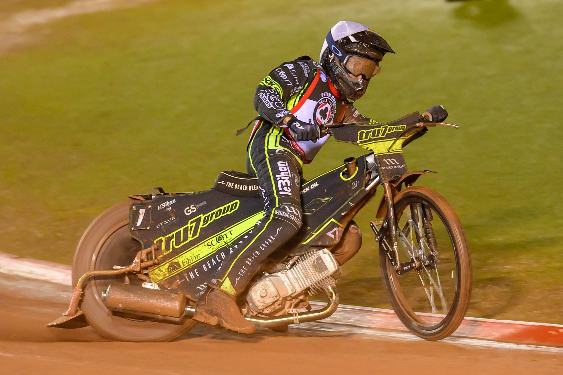Adam Ellis  in action during the Peter Craven Memorial Trophy at the National Speedway Stadium, Manchester, on Monday 16th March 2026. (Photo: Ian Charles | MI News)