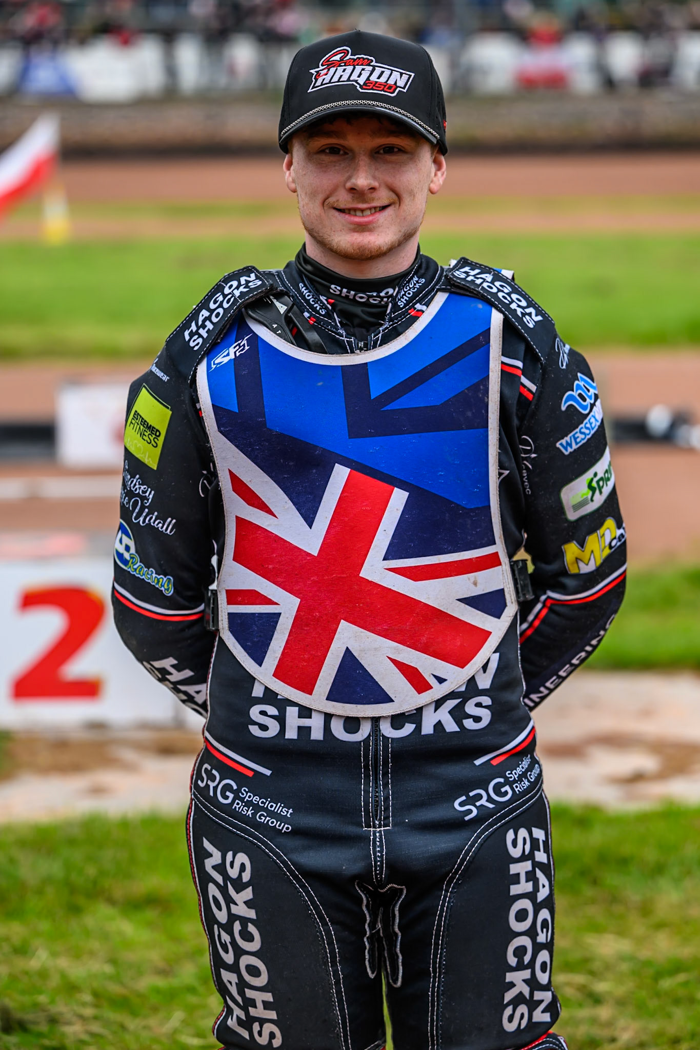 Reserve Sam Hagon of Great Britain  during the Speedway GP Qualifying Round 3 at Allied Ashfield Stadium, Glasgow on Saturday 30th May 2026. (Photo: Ian Charles | MI News)