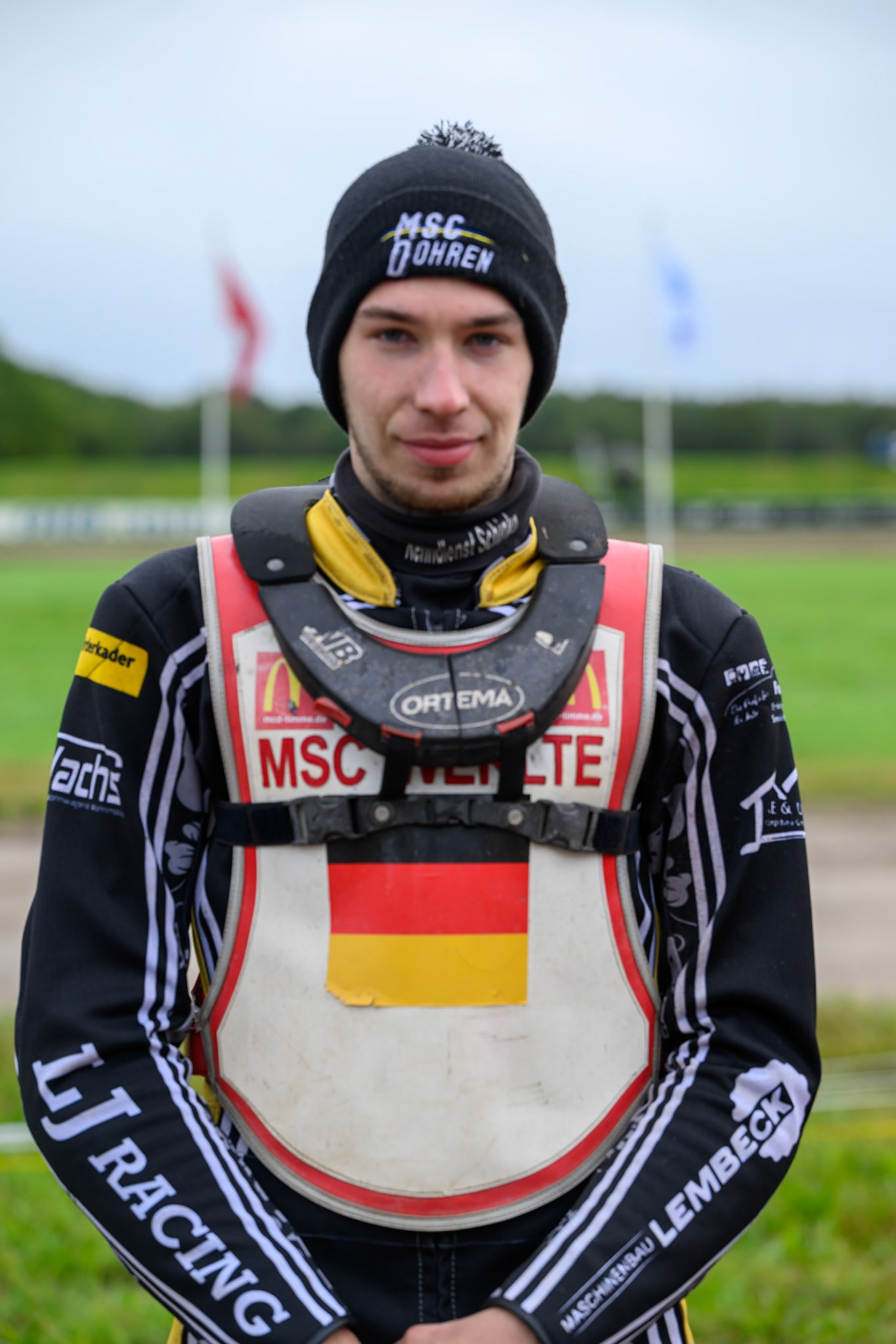 Timo Wachs (677) of Germany during the FIM Long Track World Championship Final 4, at the Speed Centre Roden, Netherlands on Sunday 21st September 2025. (Photo: Ian Charles | MI News)during the FIM Long Track World Championship Final 4, at the Speed Centre, Roden on Sunday 21st September 2025. (Photo: Ian Charles | MI News)