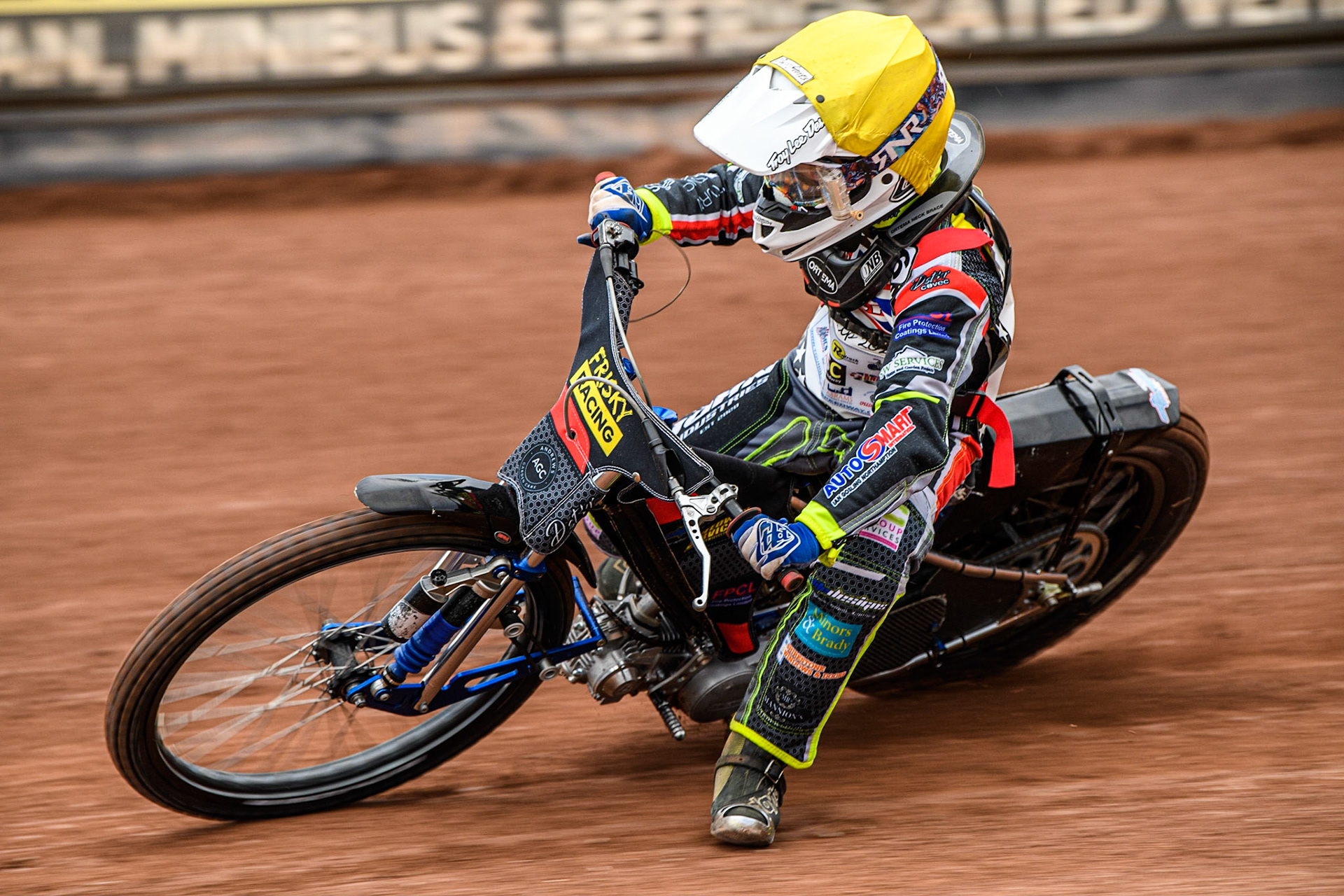Seth Norman in action  during the British Youth Championships at the National Speedway Stadium, Manchester on Friday 12th May 2023. (Photo: Ian Charles | MI News)