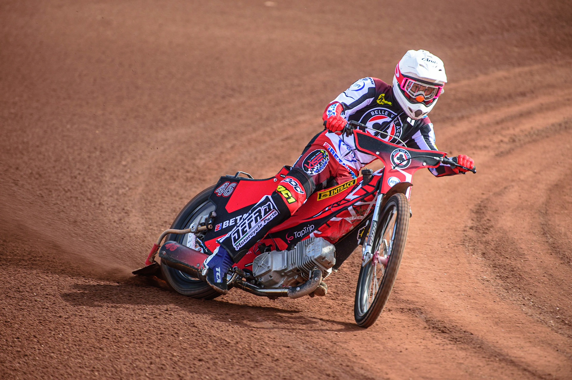 MANCHESTER, UK. MAR 14TH Max Fricke - Belle Vue 'ATPI' Aces during the Belle Vue Speedway Media Day at the National Speedway Stadium, Manchester on Monday 14th March 2022. (Credit: Ian Charles | MI News)