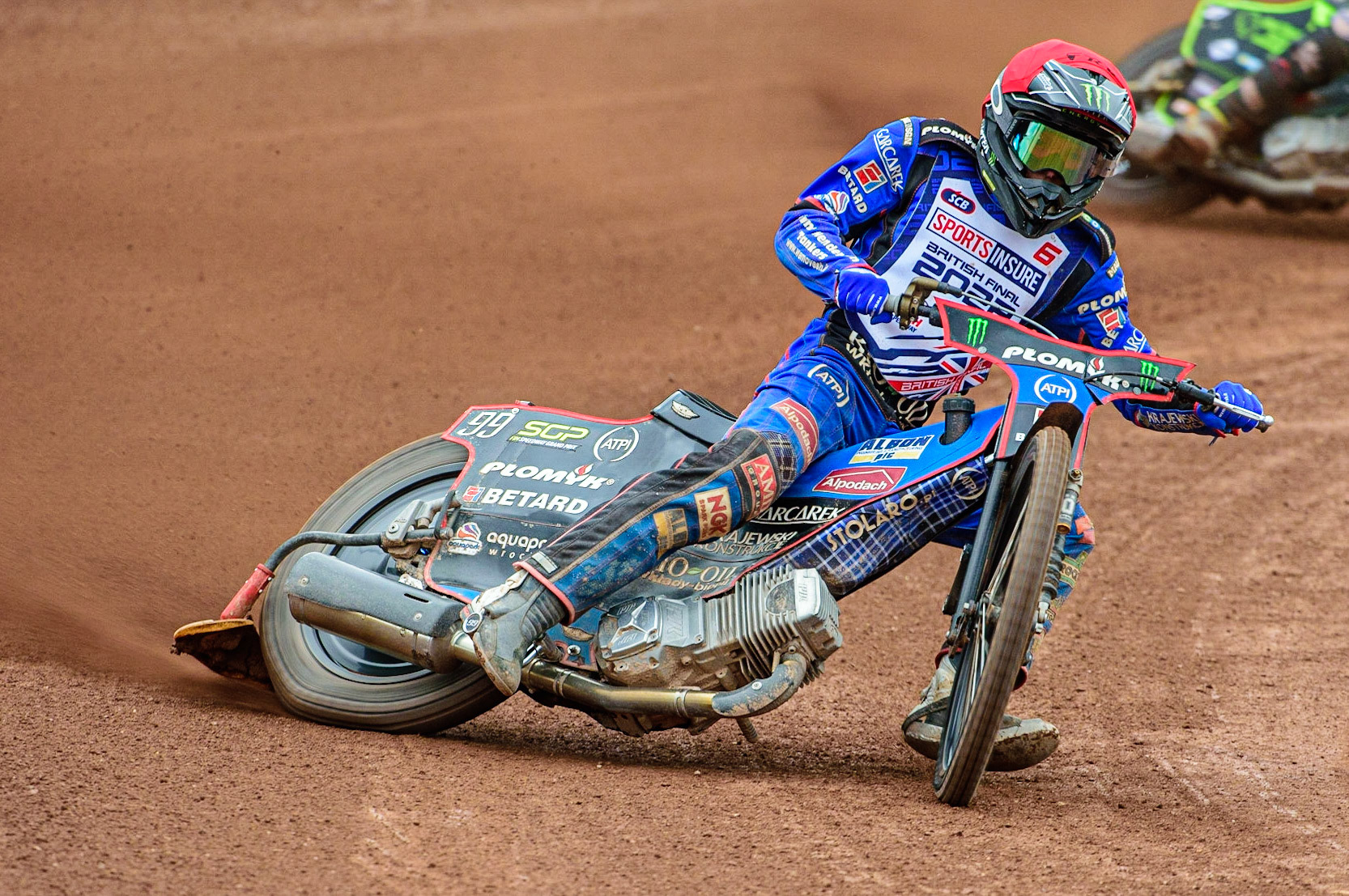 Dan Bewley  in action  during the Sports Insure British Speedway Final, at the National Speedway Stadium, Manchester, on Sunday 18th September 2022. (Credit: Ian Charles | MI News )