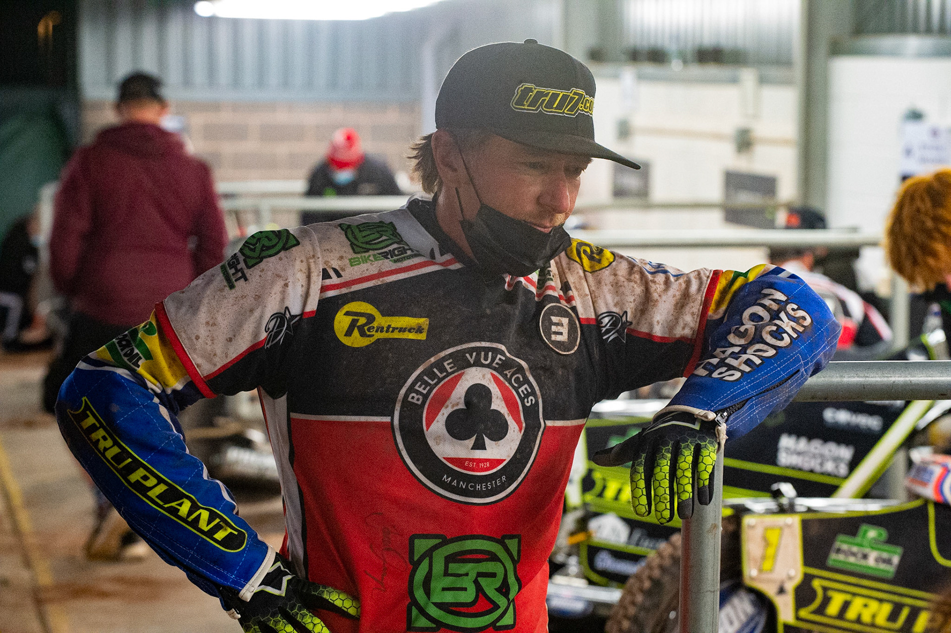 Photo: Ian CharlesJason Crump of Belle Vue 'BikeRight' Aces Belle Vue ‘Bikerite ’Aces v ‘ATPI’ All Stars, Premiership Challenge, National Speedway Stadium, Manchester Thursday  24  September  2020