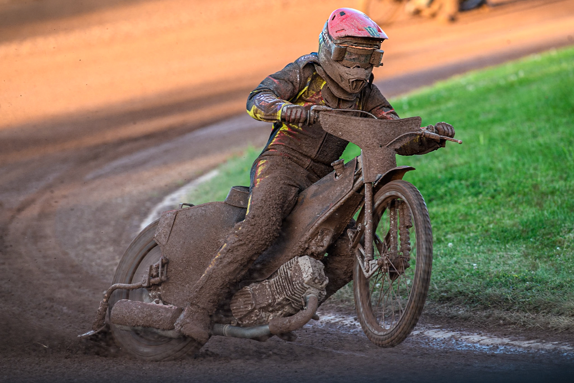 Birmingham Brummies' Freddie Lindgren in action during the Rowe Motor Oil Premiership match between Birmingham Brummies and Belle Vue Aces at Perry Bar Stadium, Birmingham on Monday 29th July 2024. (Photo: Ian Charles | MI News)