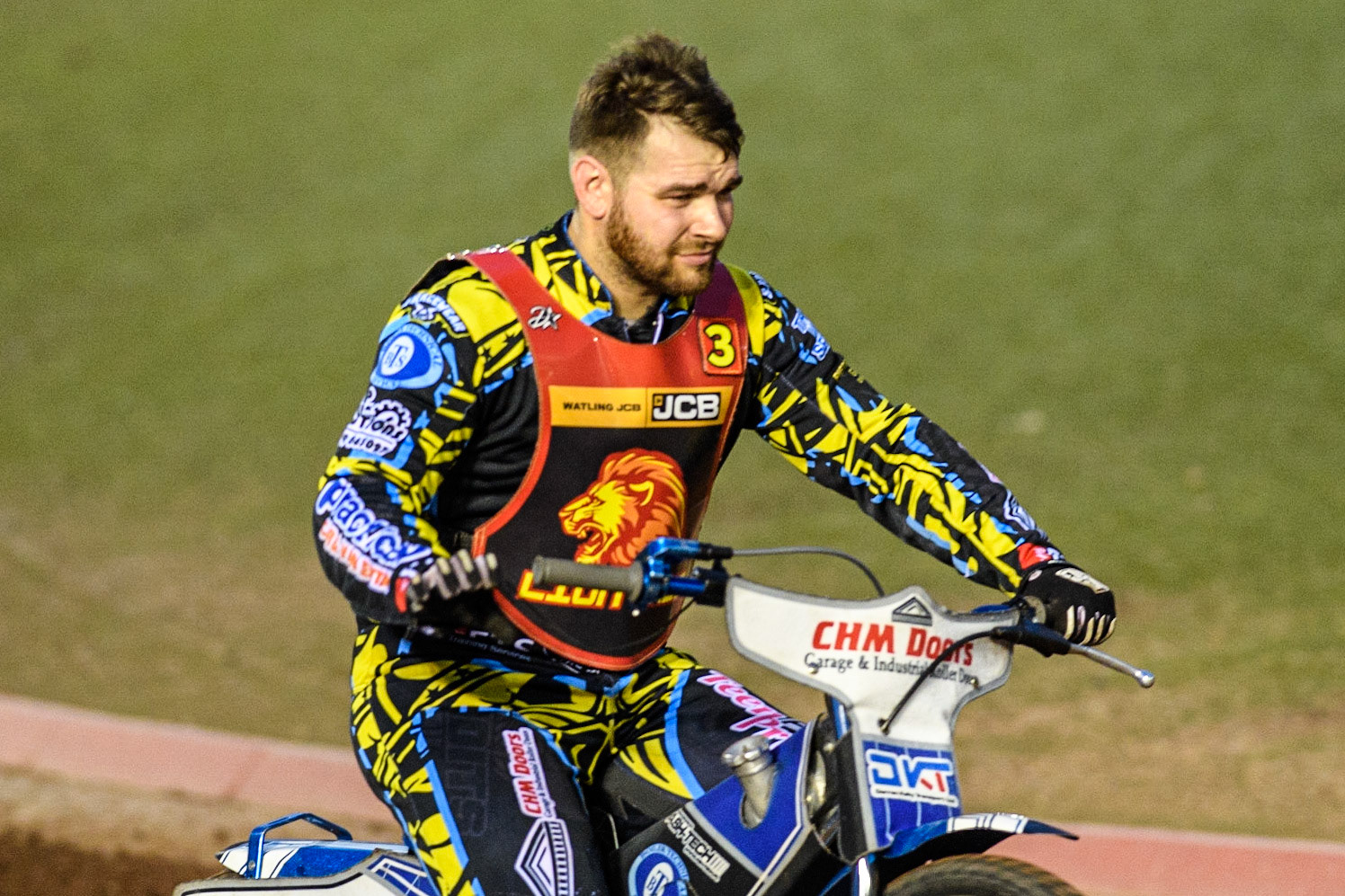Danny Phillips during the National Development League match between Belle Vue Colts and Leicester Lion Cubs at the National Speedway Stadium, Manchester on Friday 8th September 2023. (Photo: Ian Charles | MI News)