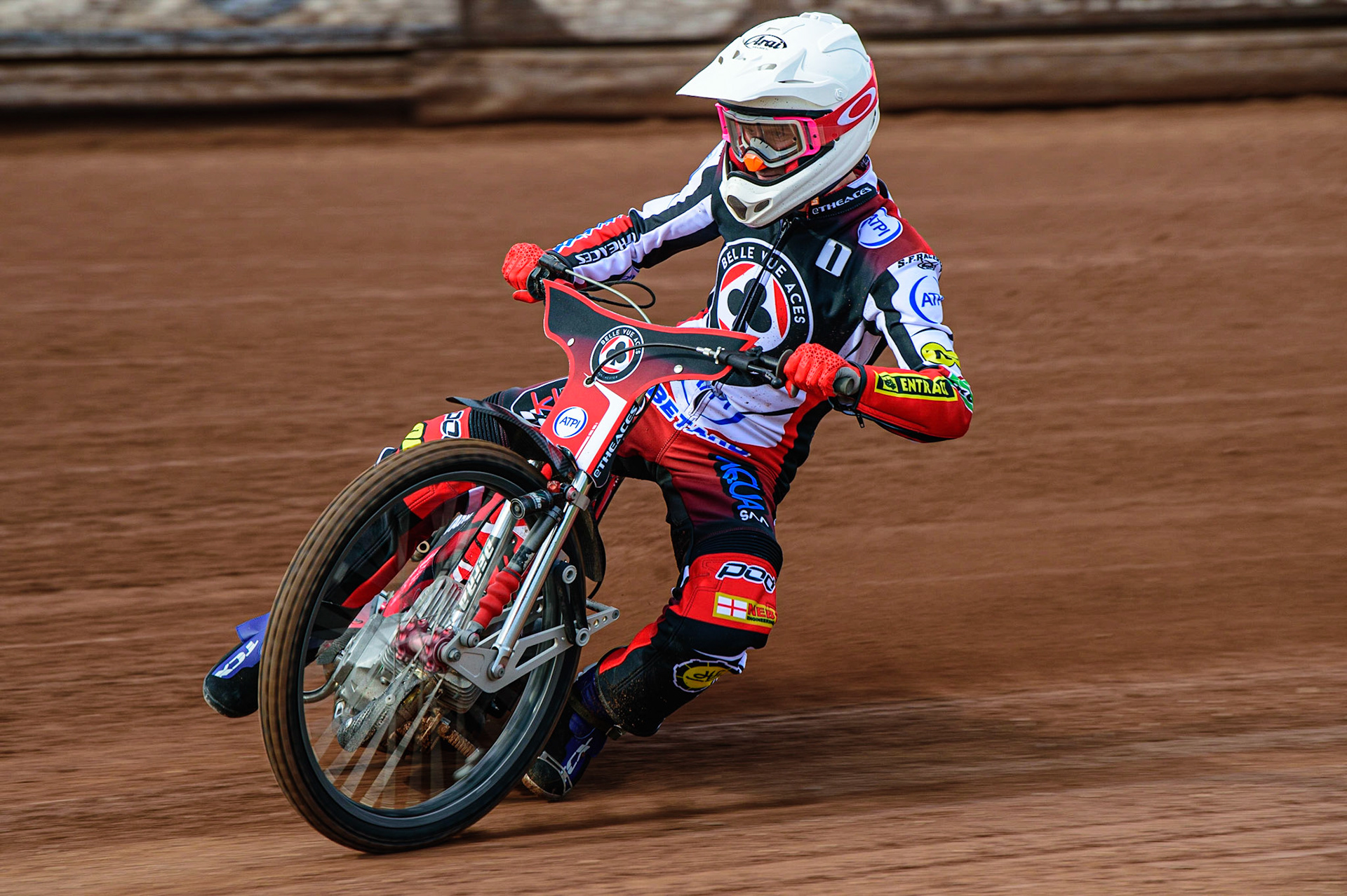 MANCHESTER, UK. MAR 14TH Max Fricke - Belle Vue 'ATPI' Aces during the Belle Vue Speedway Media Day at the National Speedway Stadium, Manchester on Monday 14th March 2022. (Credit: Ian Charles | MI News)