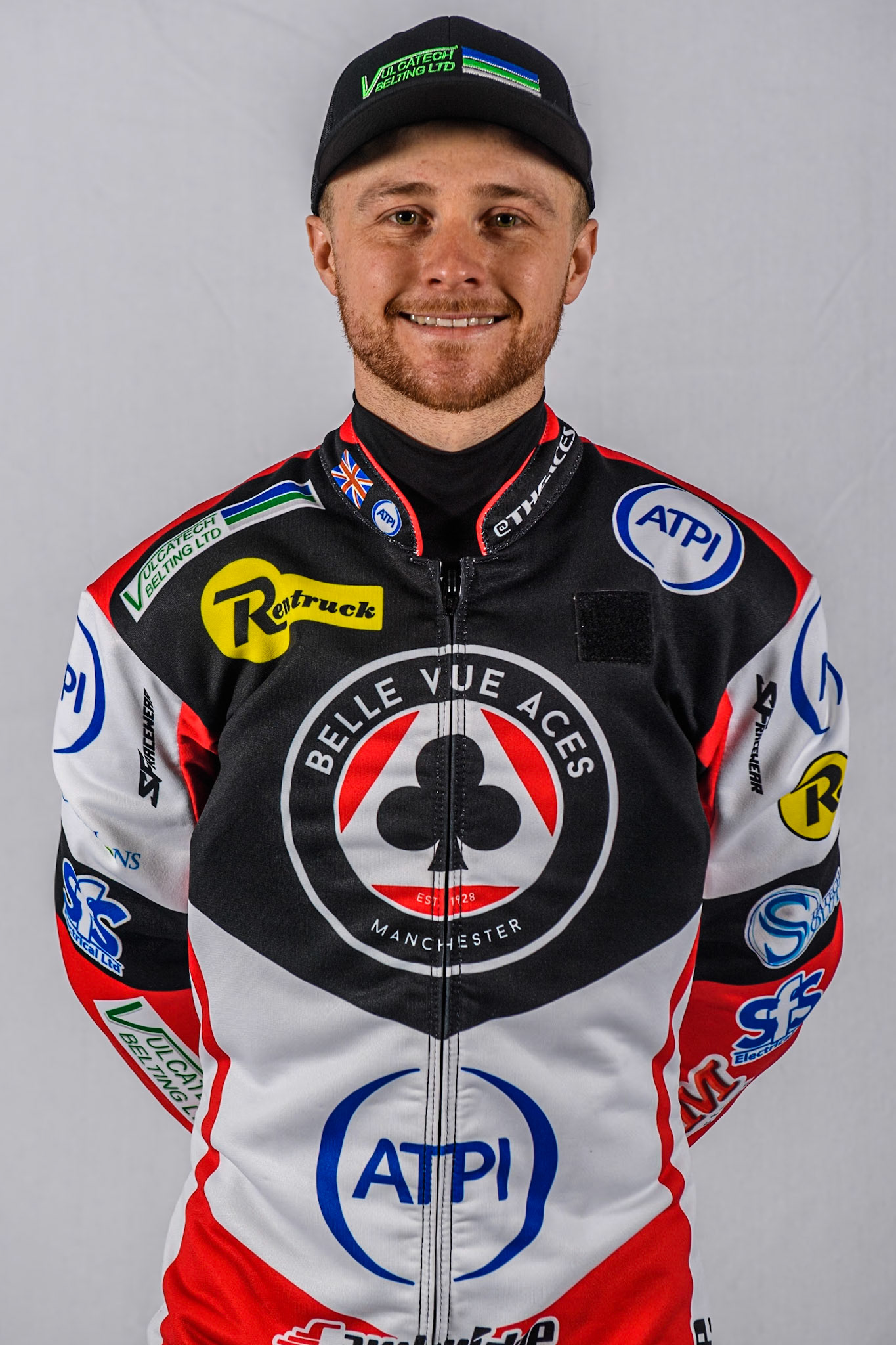 Belle Vue Aces' rider Connor Mountain during the Belle Vue Aces Media Day at the National Speedway Stadium, Manchester on Monday 11th March 2024. (Photo: Ian Charles | MI News)