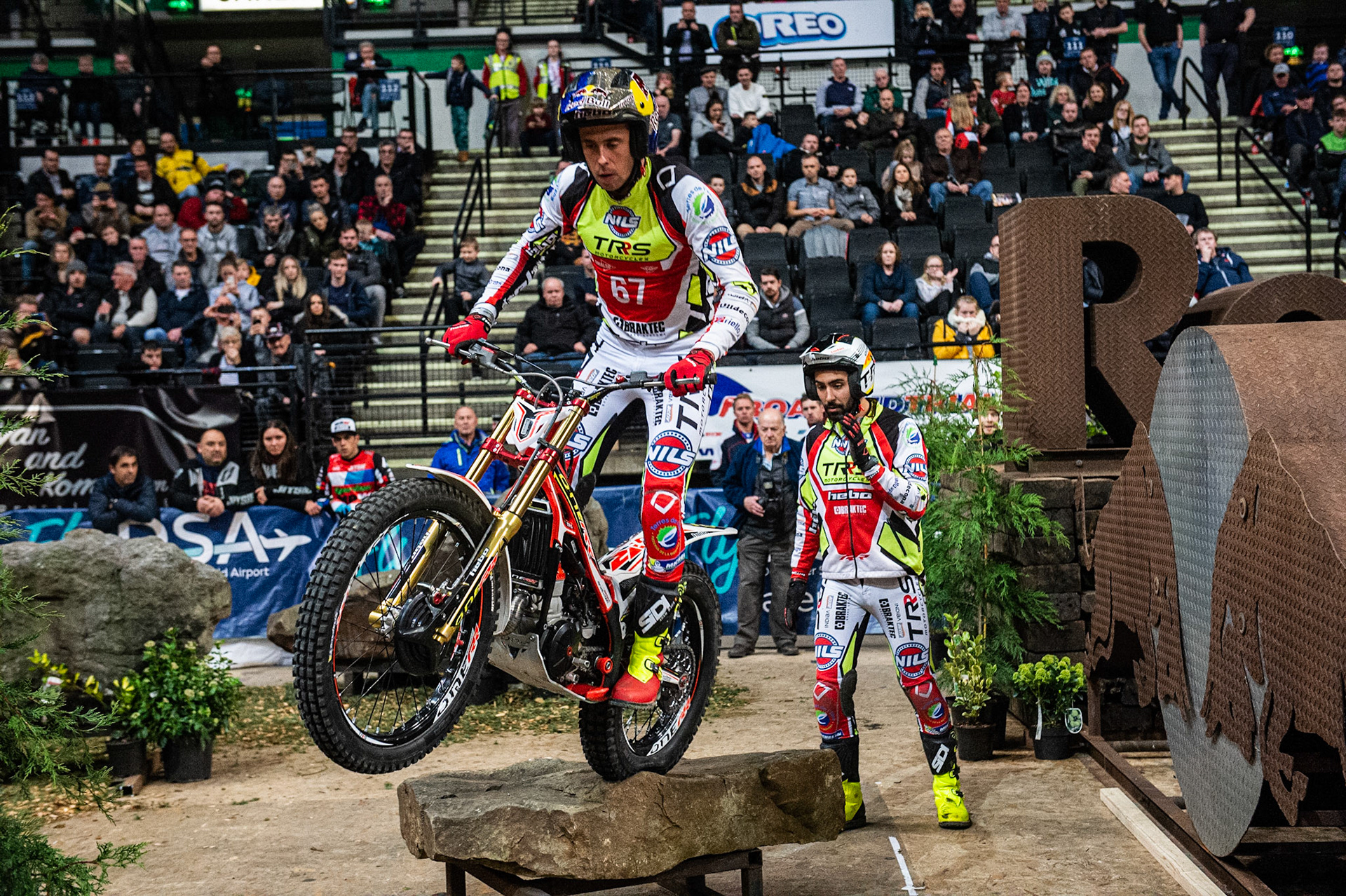 SHEFFIELD, ENGLAND  - DECEMBER 28TH  Adam Raga, Spain (TRRS) on Section 4 in the Final  during the 25th Anniversary Sheffield Indoor Trial at the FlyDSA Arena, Sheffield on Saturday 28th December 2019. (Credit: Ian Charles | MI News)