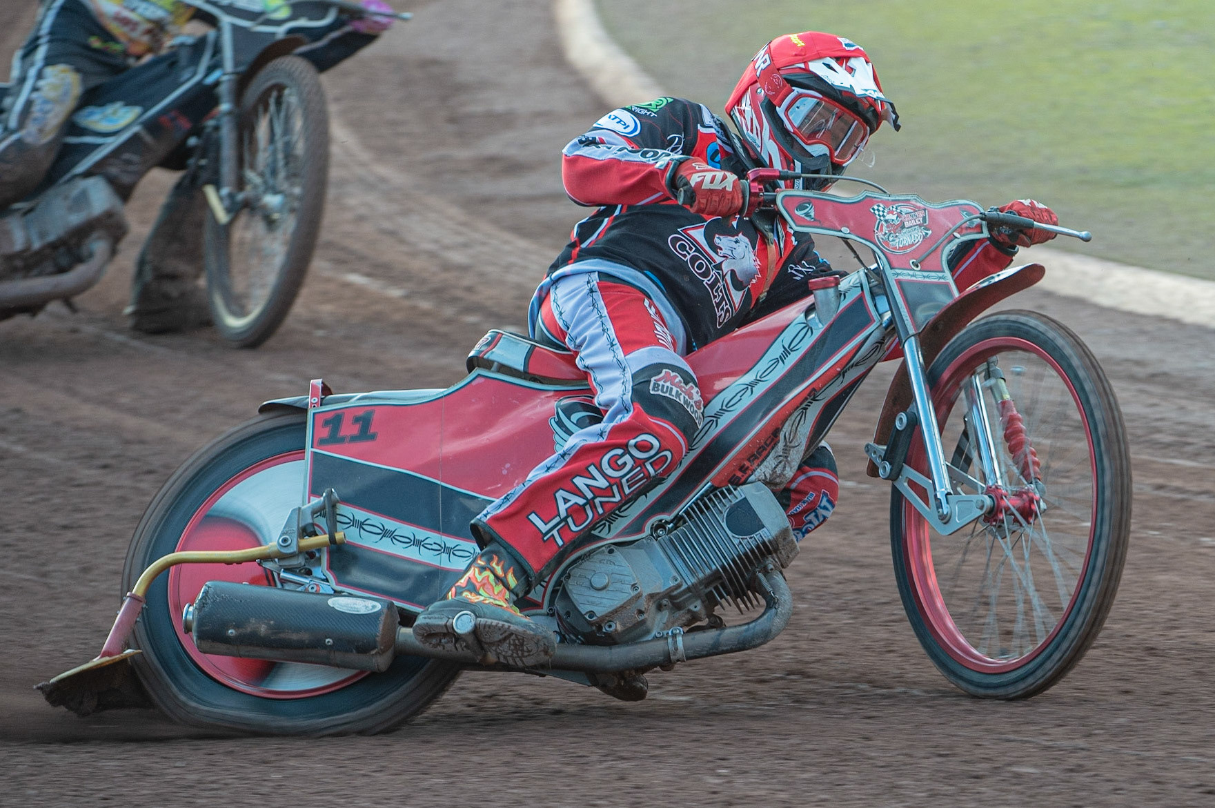Photo: Ian Charles

Connor Bailey  in action 

Belle Vue Colts v Isle Of Wight Warriors, SGB National League KO Cup Quarter Final 1st Leg, Belle Vue National Speedway Stadium, Manchester, Monday 22  July  2019