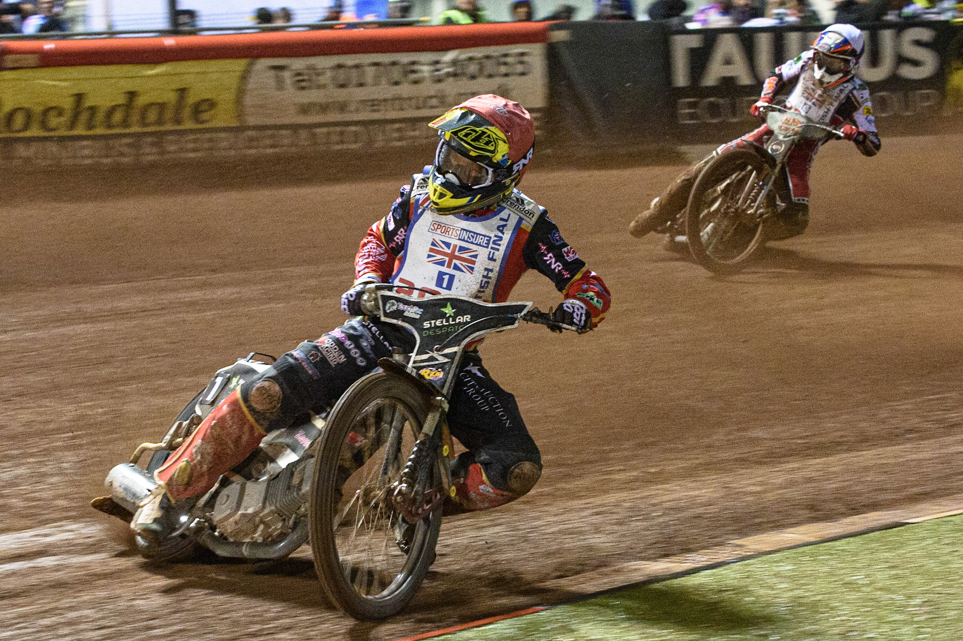 MANCHESTER, UK. AUGUST 16TH   Scott Nicholls  in action  during the Sports Insure British Speedway Finals at the National Speedway Stadium, Manchester on Monday 16th August 2021. (Credit: Ian Charles | MI News)