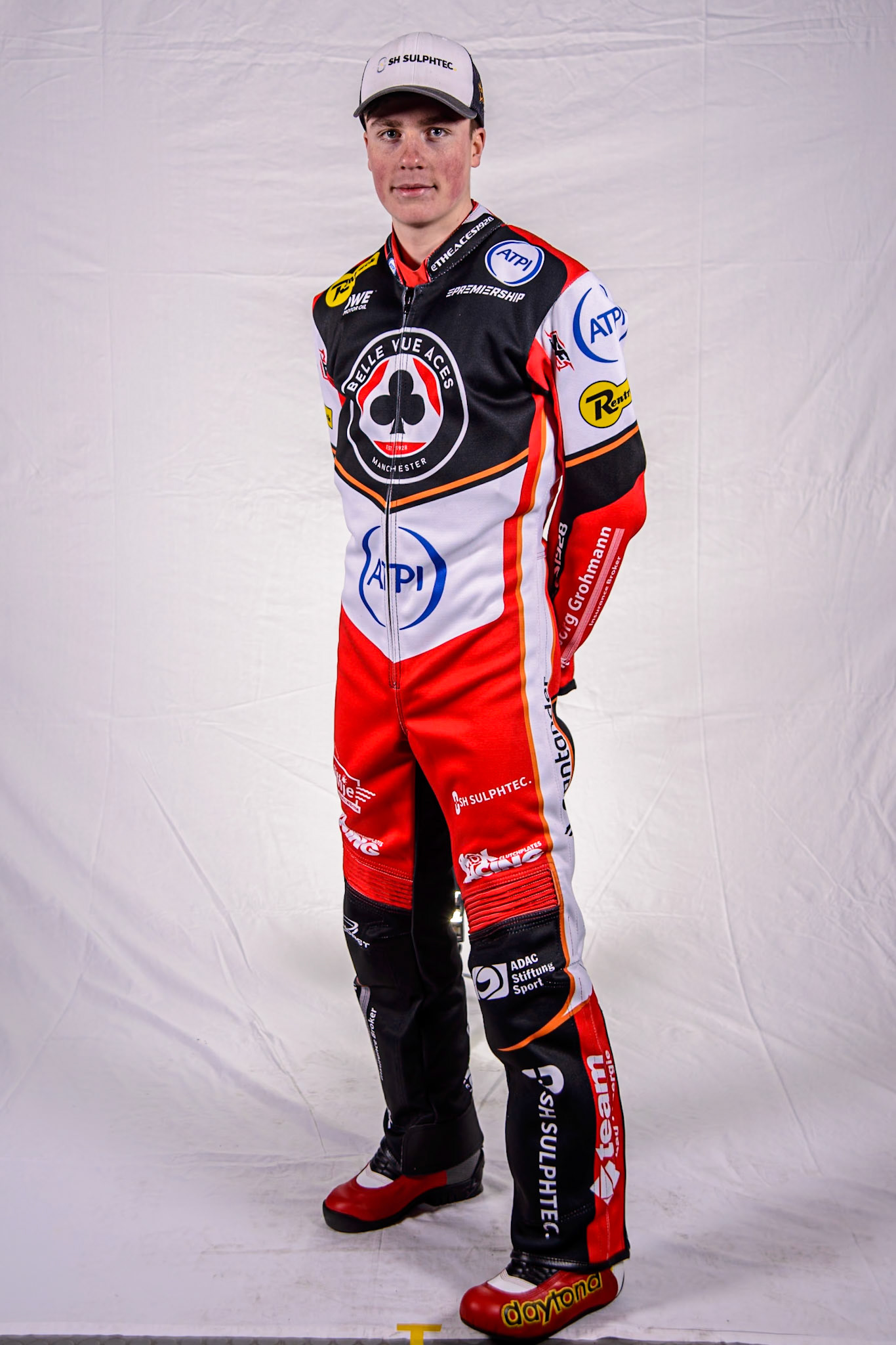Norick Blödorn - Belle Vue Aces during the Belle Vue Aces Media Day at the National Speedway Stadium, Manchester on Wednesday 12th March 2025. (Photo: Ian Charles | MI News)