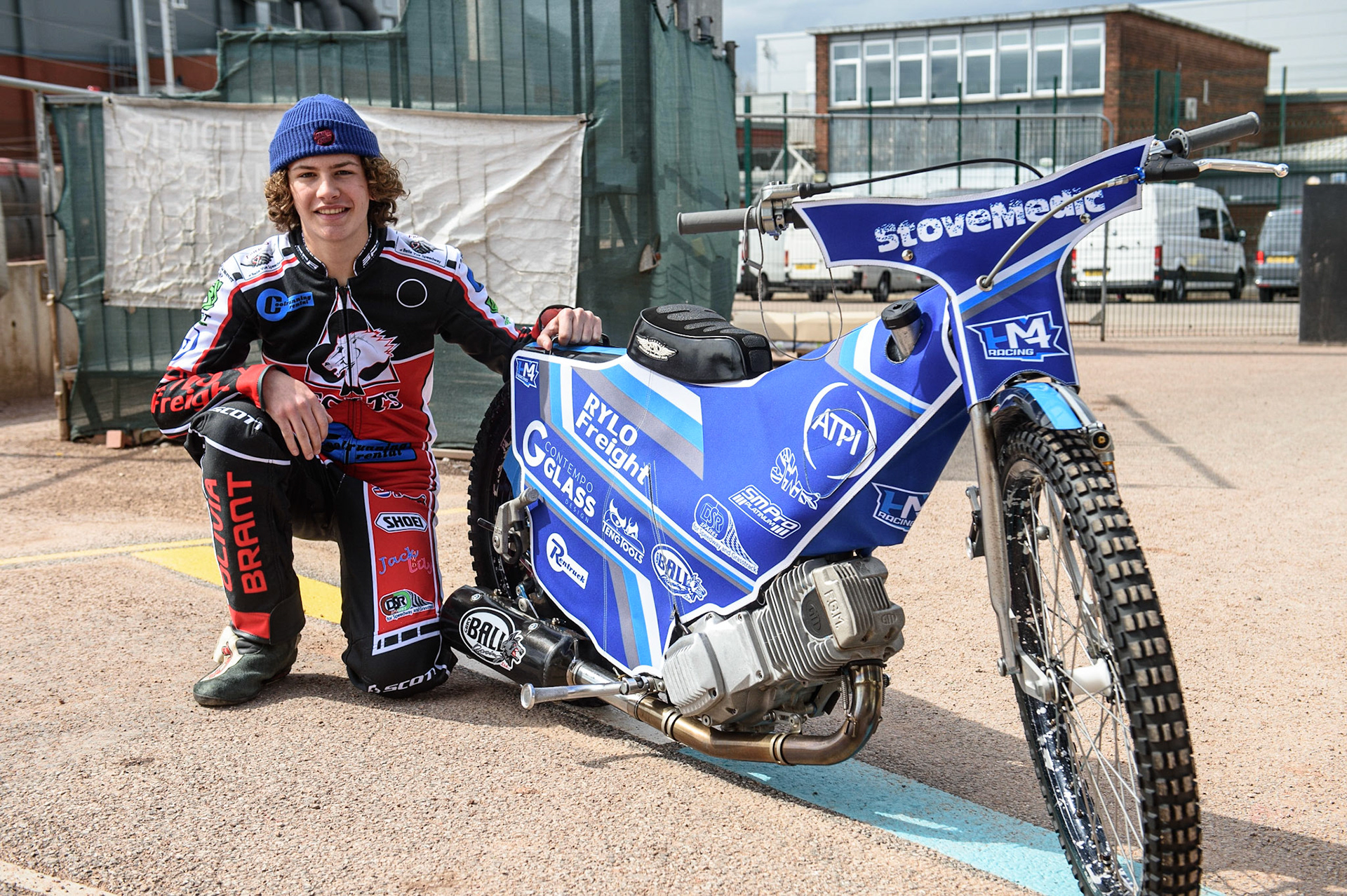 Photo: Ian CharlesHarry McGurk - Belle Vue ColtsBelle Vue Press &amp; Practice, , National Speedway Stadium, Manchester Thursday  13  May  2021