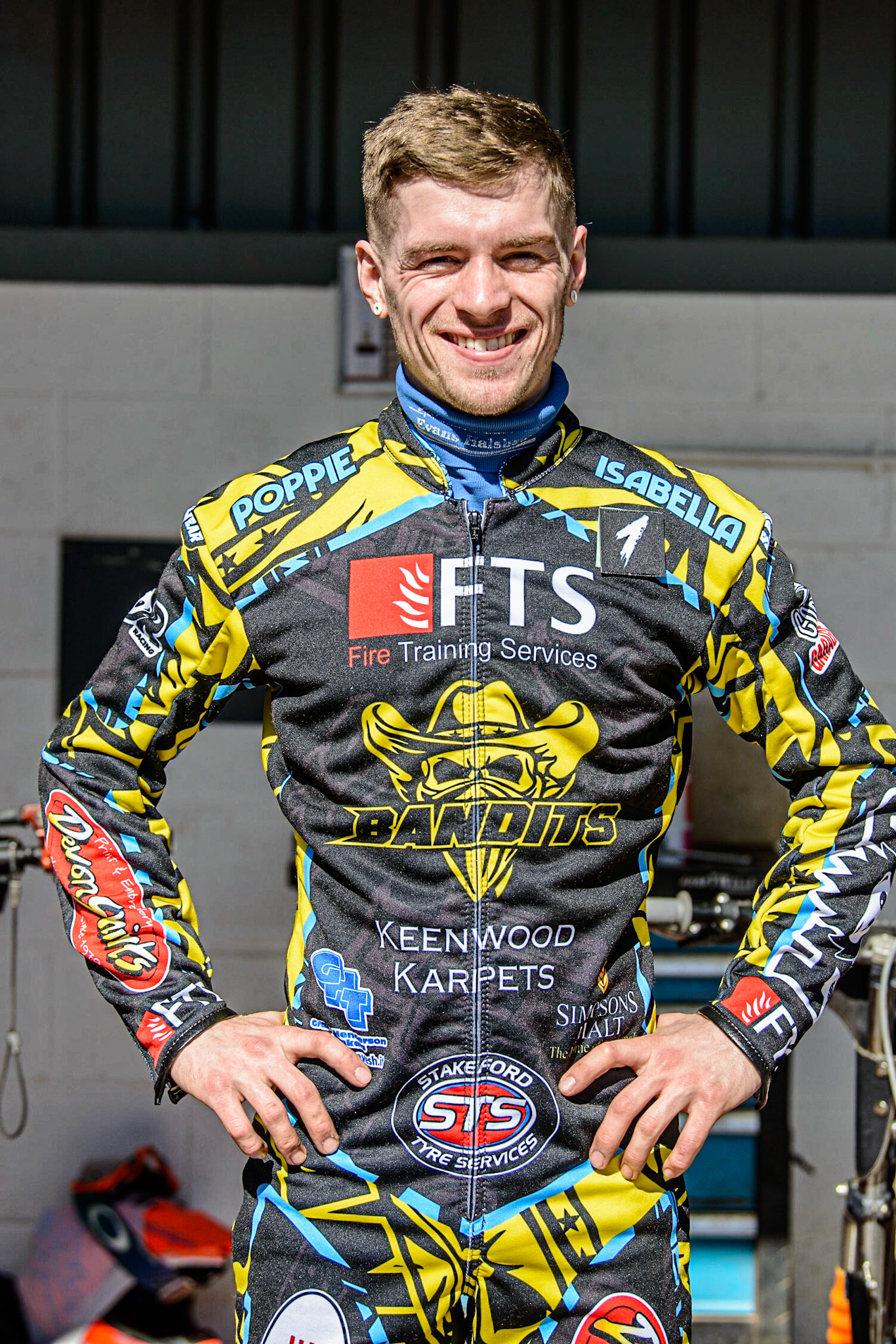 Connor Coles  - Berwick ‘GHT’ Bullets  during the National Development League match between Belle Vue Colts and Berwick Bullets at the National Speedway Stadium, Manchester on Friday 7th April 2023. (Photo: Ian Charles | MI News)