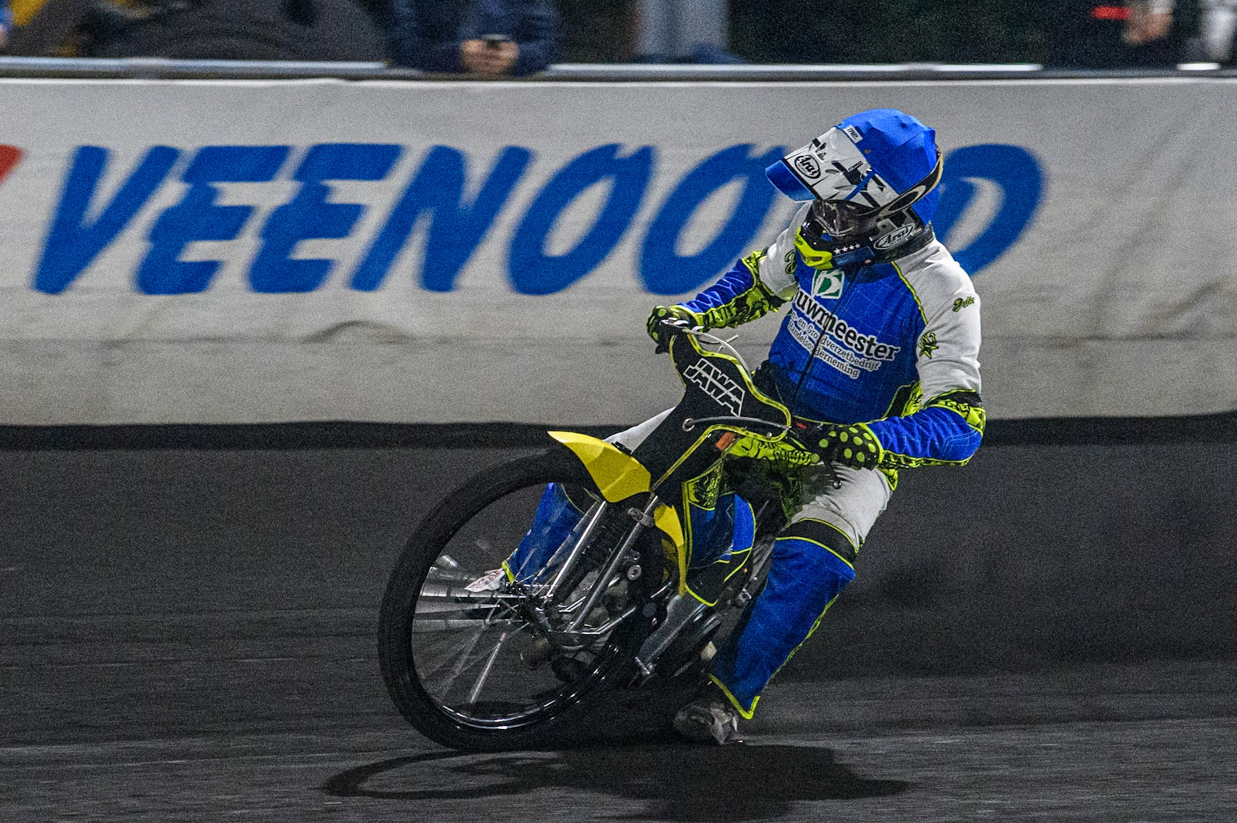 Wiebo Boumeester in action in the Veenoord Bokaal Support Class B Final during the Golden JOPA Helmet at Sportpark Veenoord, Veenoord, Netherlands on Saturday 21st September 2024. (Photo: Ian Charles | MI News)