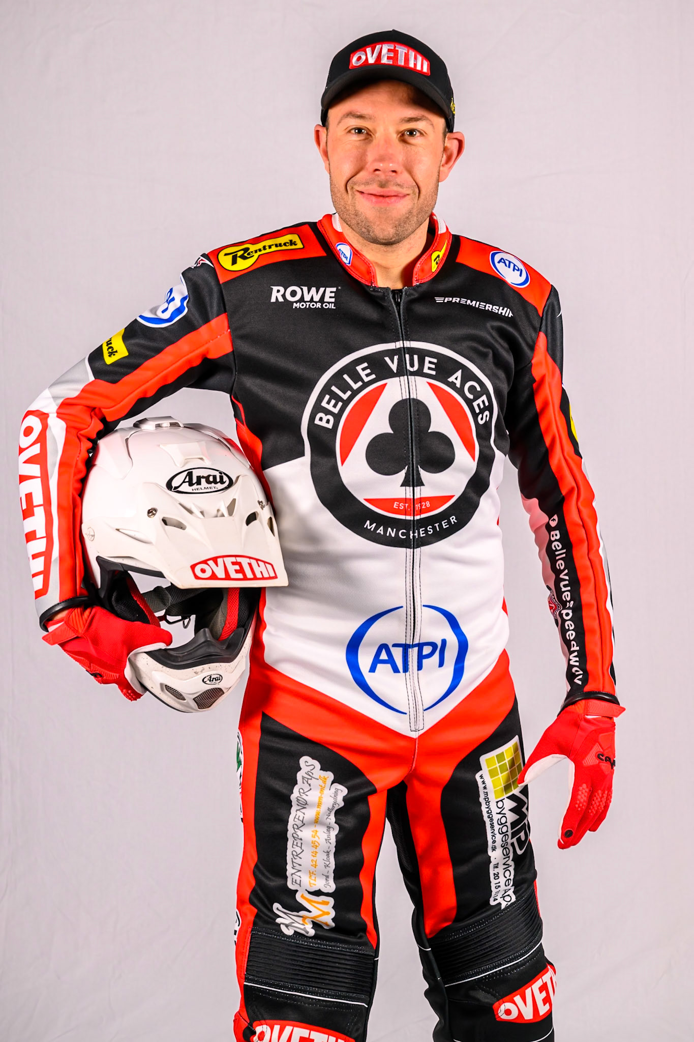 Peter Kildemand of Belle Vue Aces during the Belle Vue Aces Media Day at the National Speedway Stadium, Manchester on Wednesday 11th March 2026. (Photo: Ian Charles | MI News)