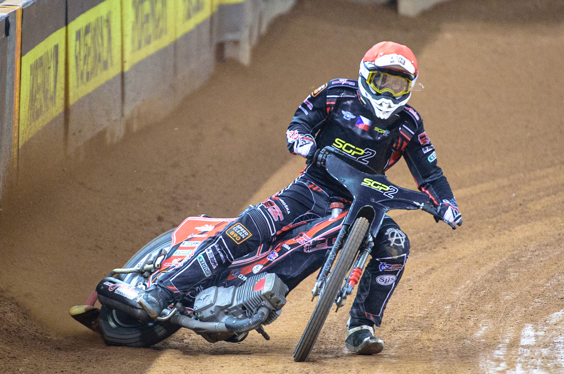Jan Kvech (Czech Republic)  in action during the FIM  Speedway Grand Prix  2 of Great Britain at the Principality Stadium, Cardiff on Sunday 14th August 2022. (Credit: Ian Charles | MI News)