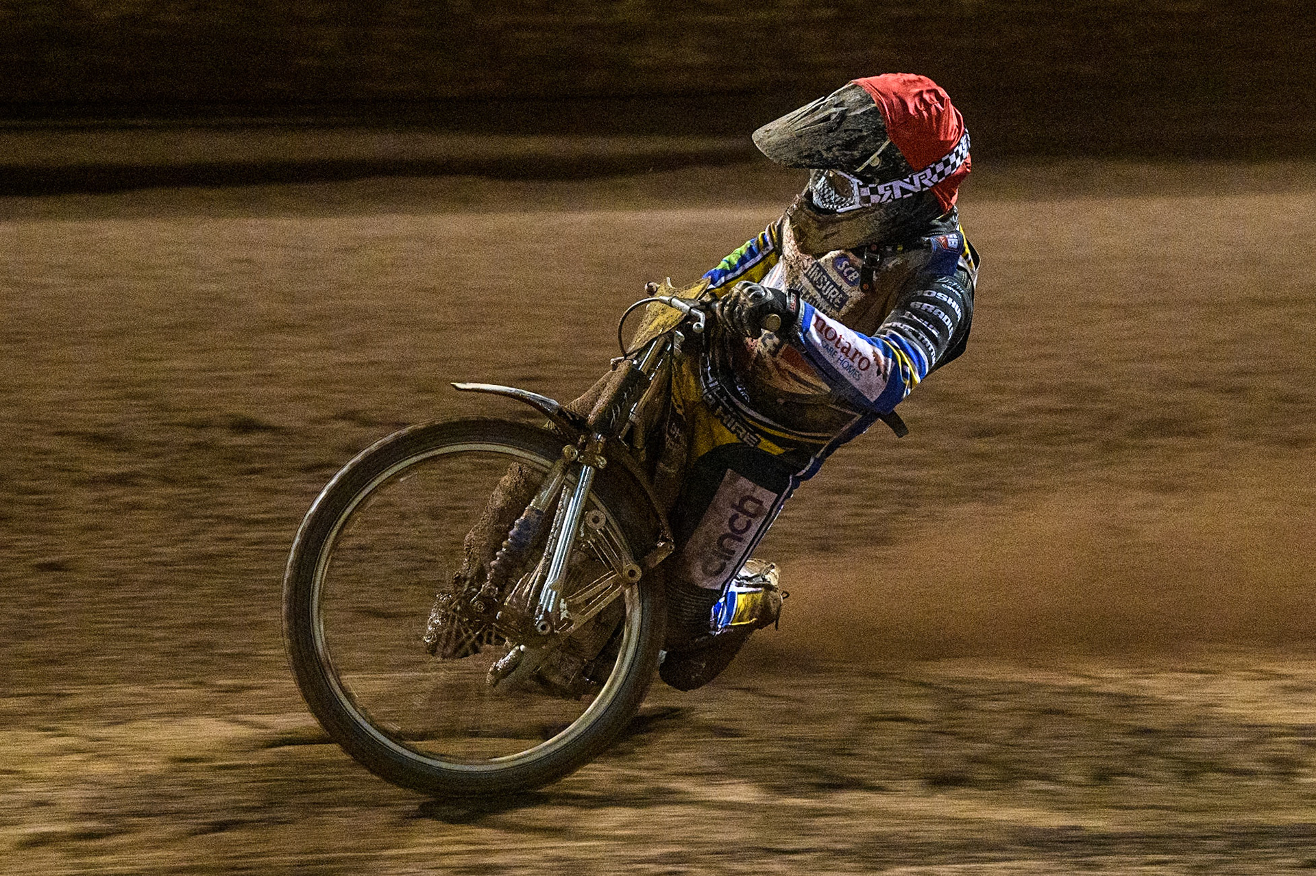 Ben Barker in action  during the Sports Insure British Speedway Final at the National Speedway Stadium, Manchester on Monday 14th August 2023. (Photo: Ian Charles | MI News)