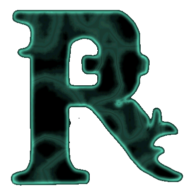 A big warbly R logo