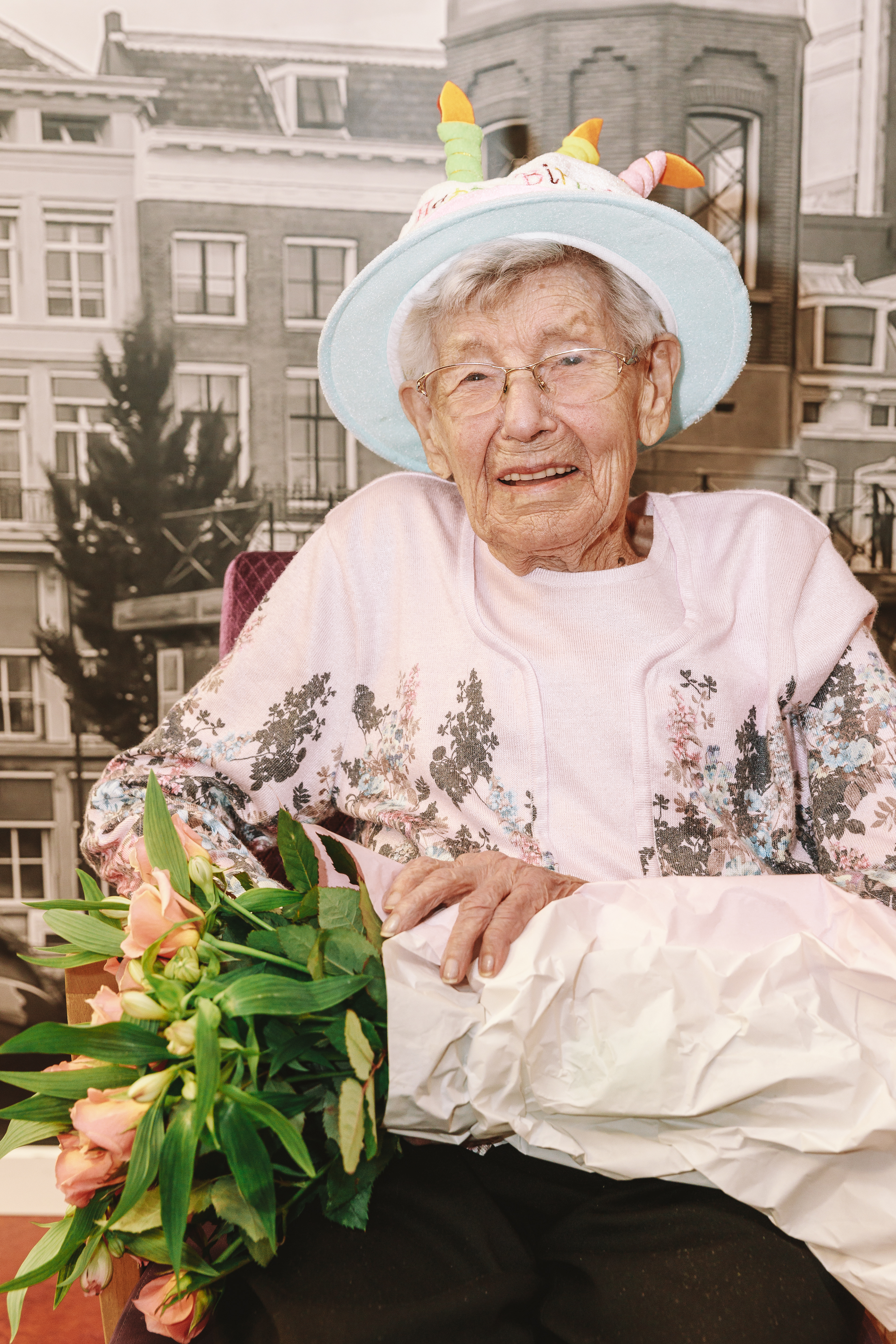 Verjaardag 95 jaar oud