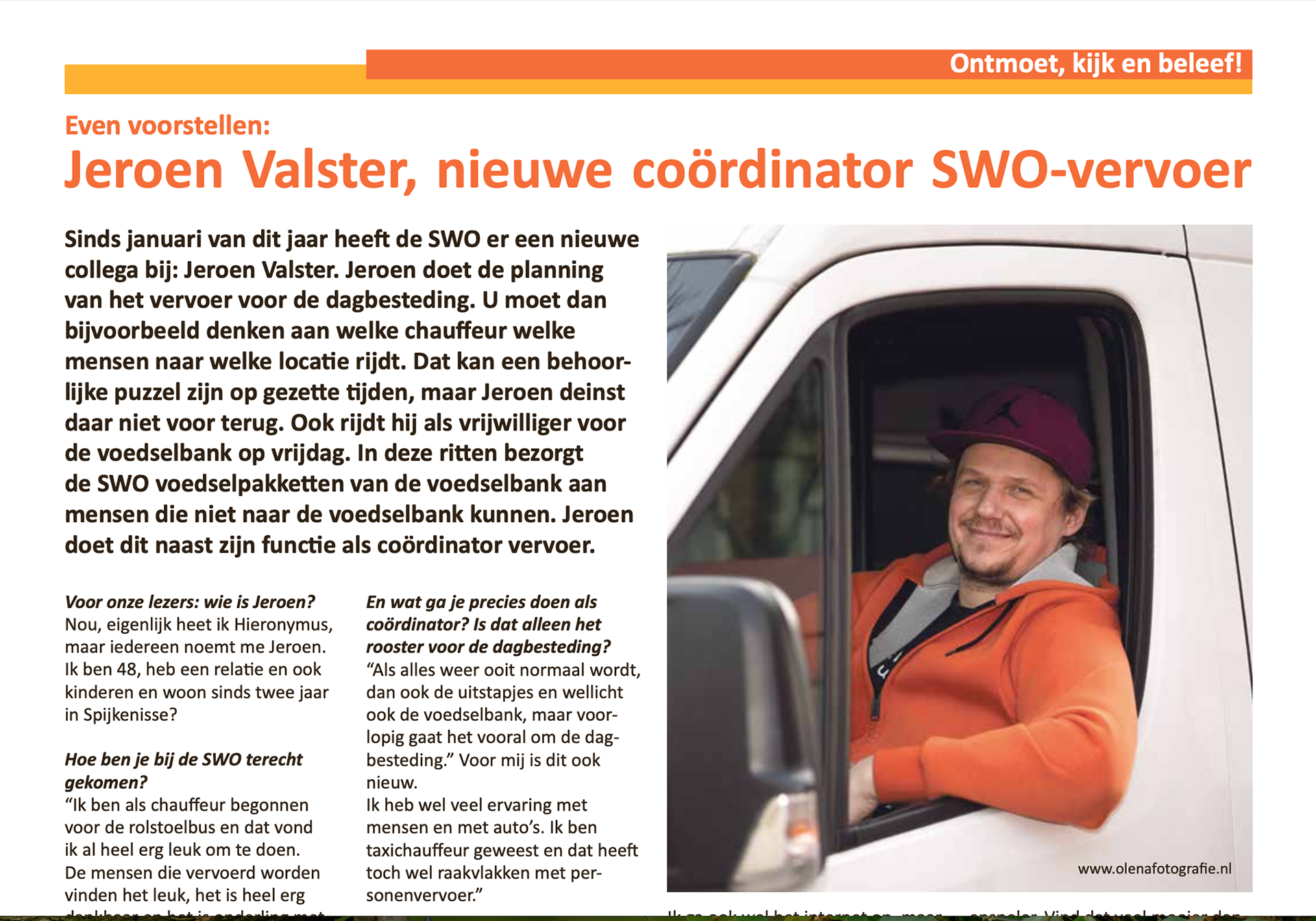 Fotograaf: Olena Tselykh voor de SWO krant