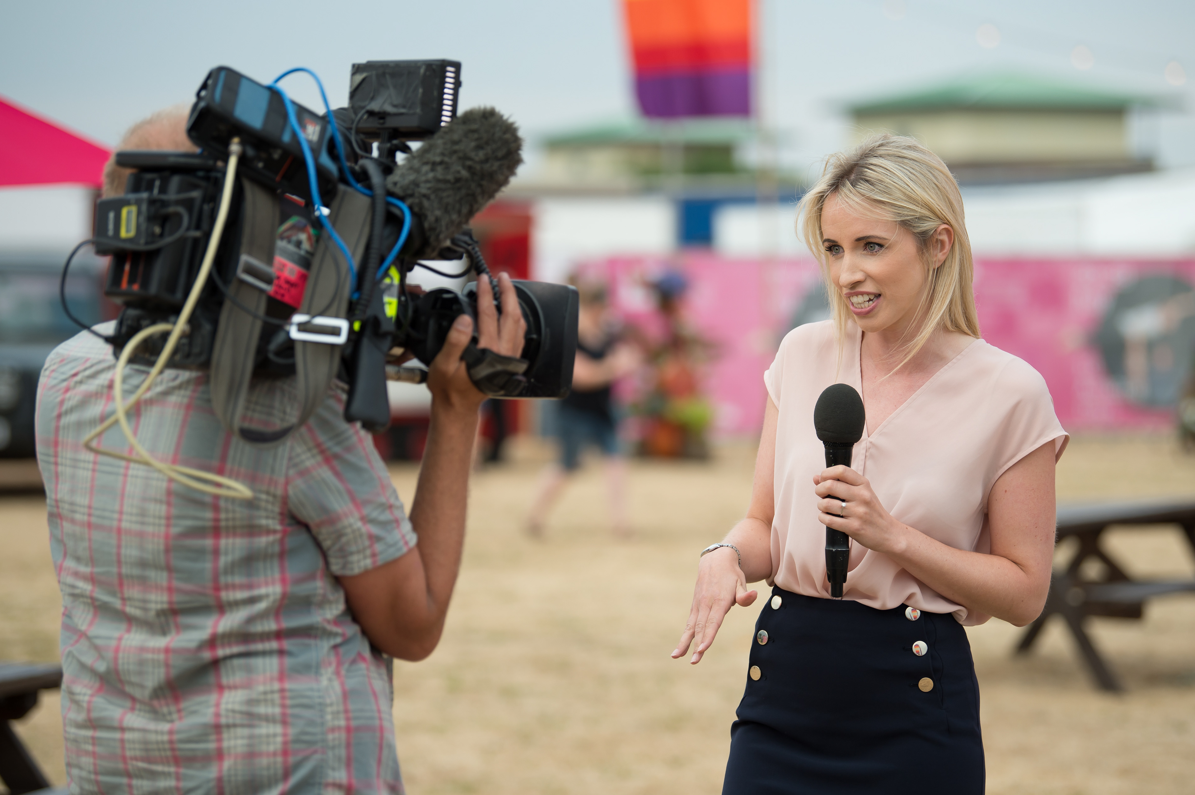 BBC Reporter Rebecca Burrows
