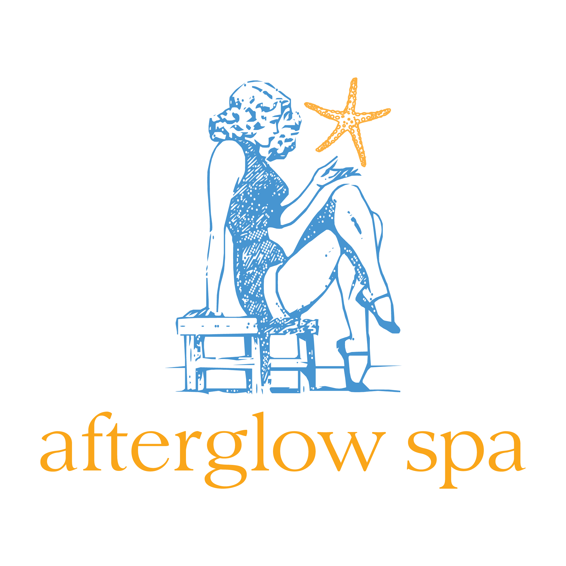 Proposed Afterglow Spa branding.