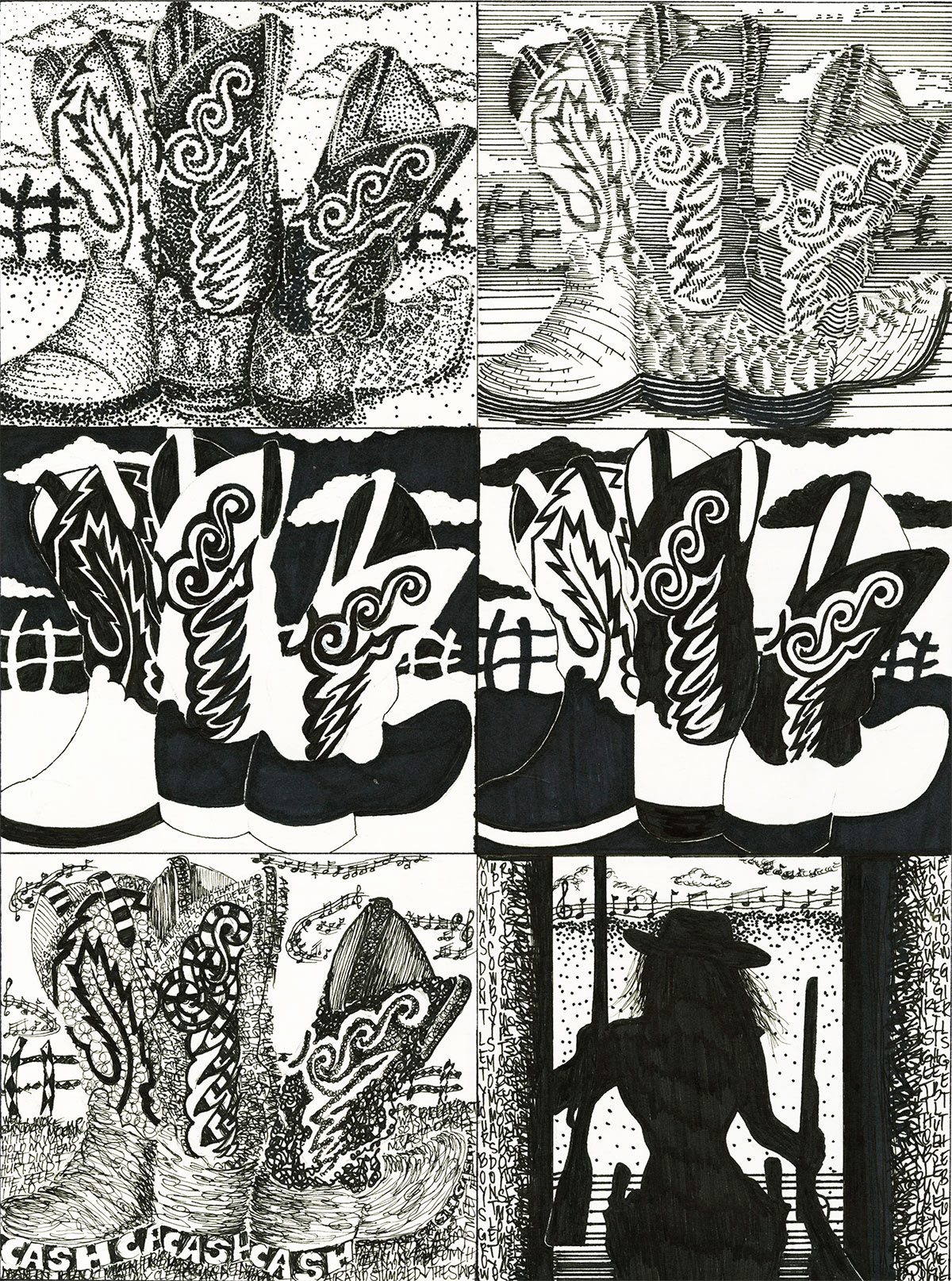Boots Series | Ink