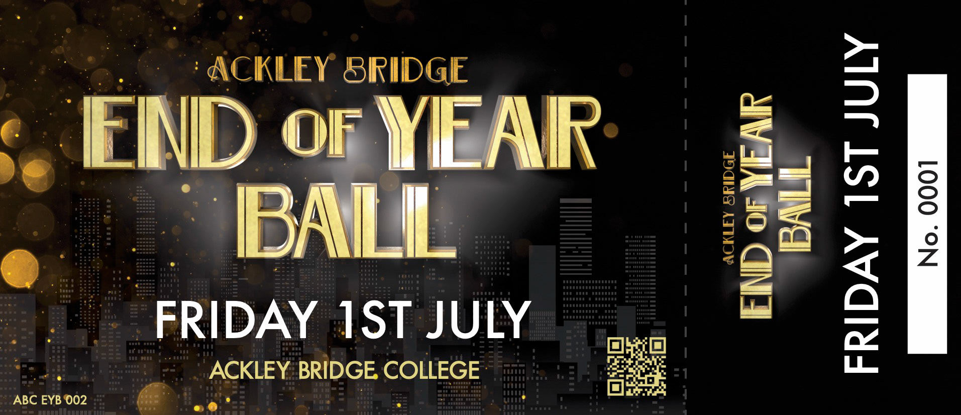 End of Year Ball Tickets