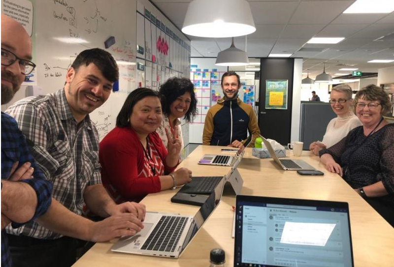 A walkthrough with the team