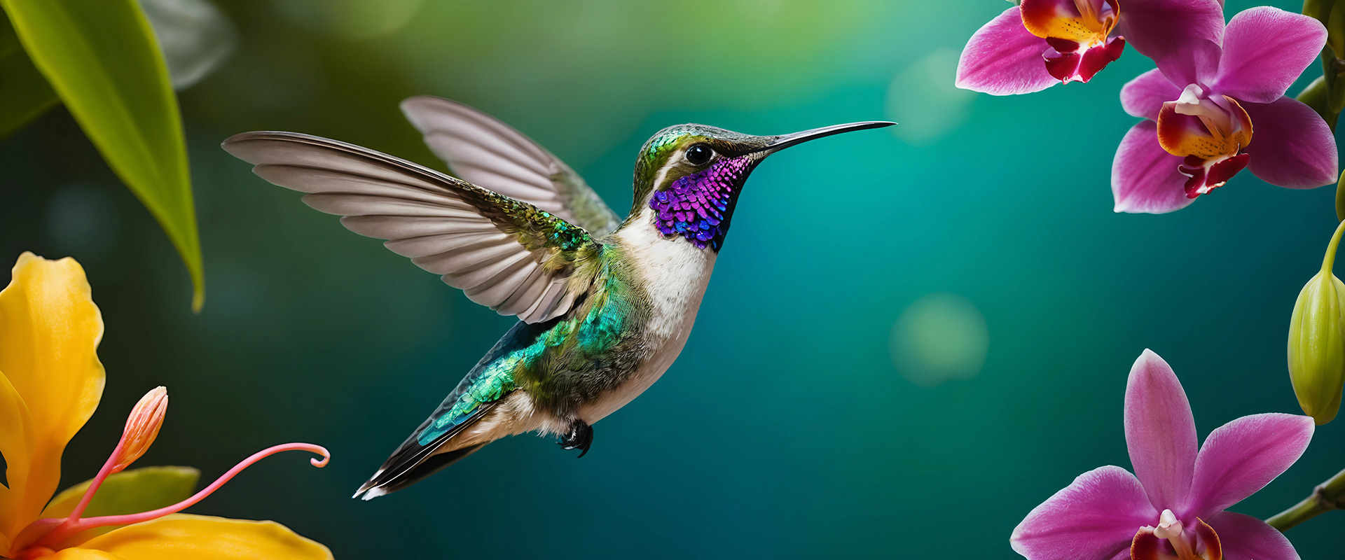 The Magical Hummingbird In the Gardens of Life and Strife