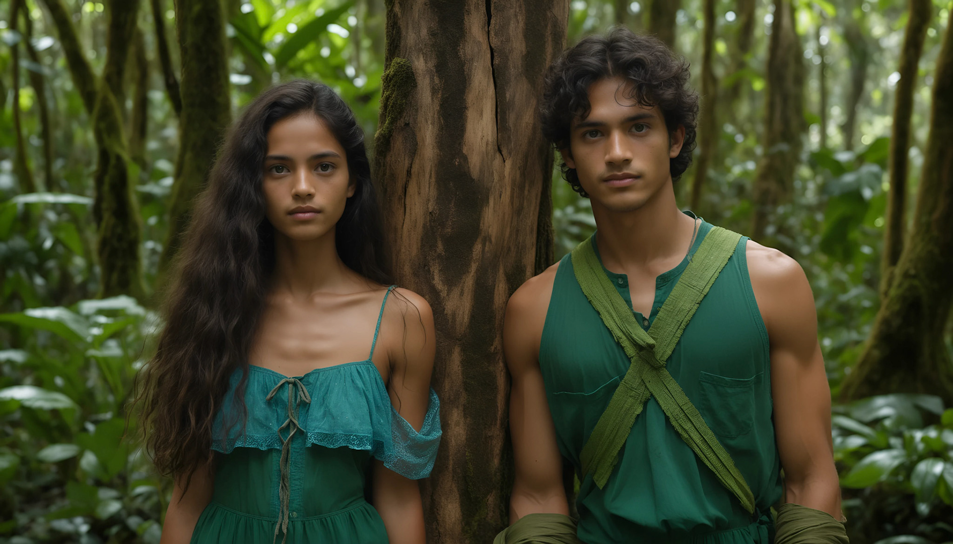 Brazilian twins, Ana and Lucas