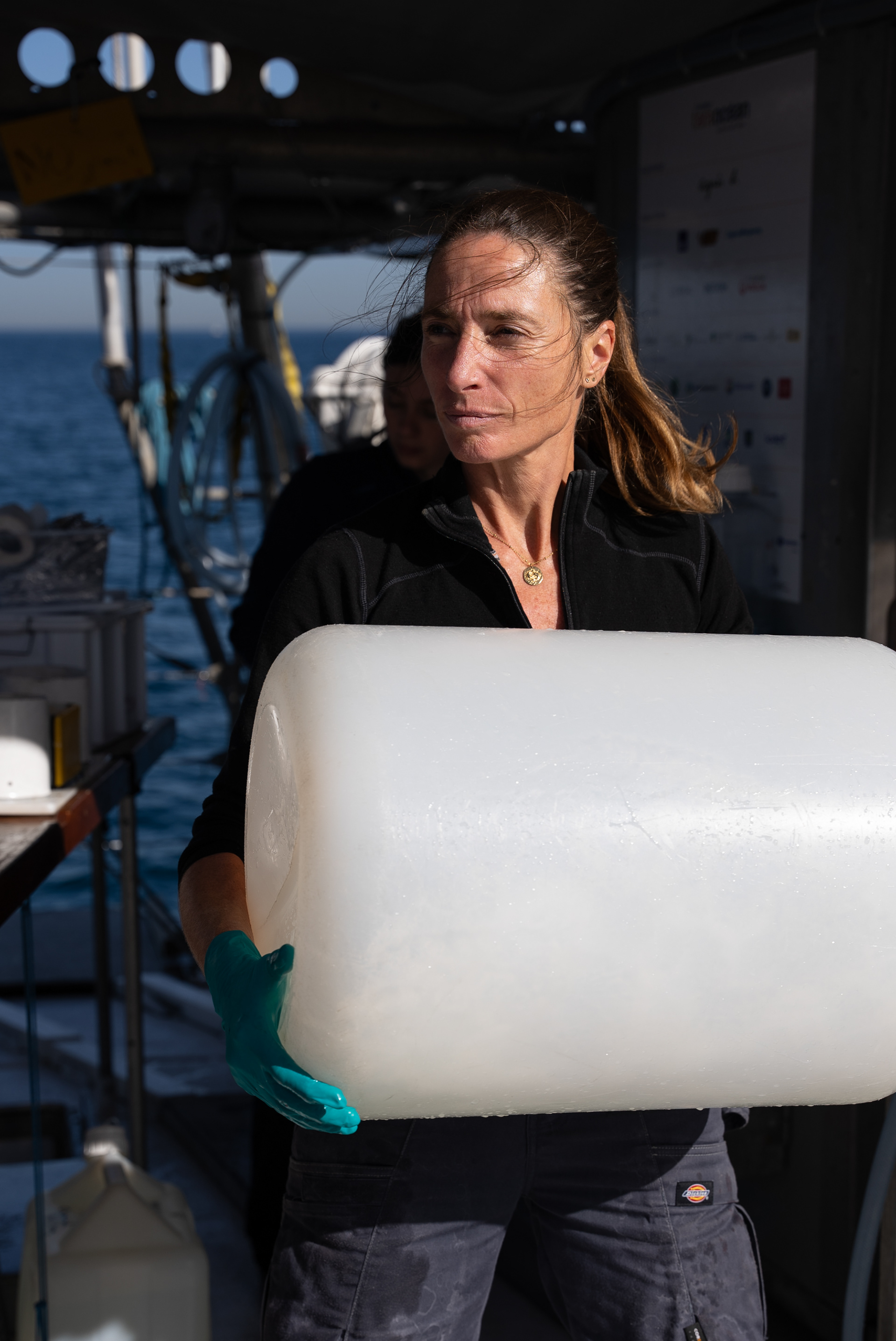 Julie Poulain, ingénieure à bord de Tara, 2023