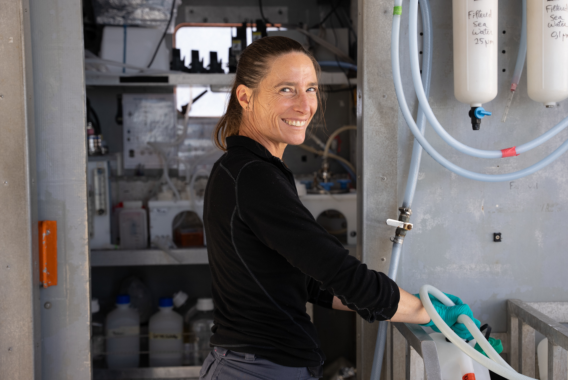 Julie Poulain, ingénieure océanographe à bord de Tara, 2023