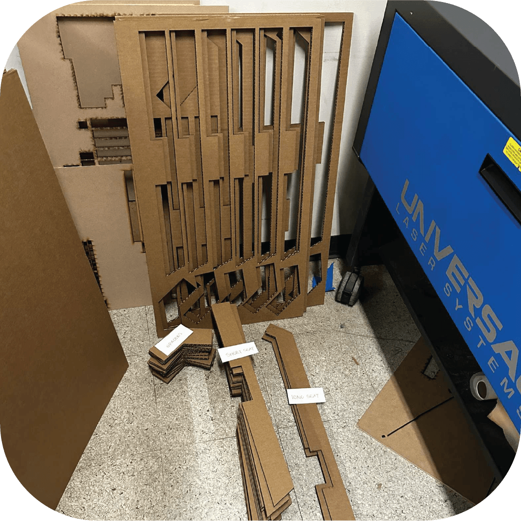 Laser Cutting Layers + Organizing