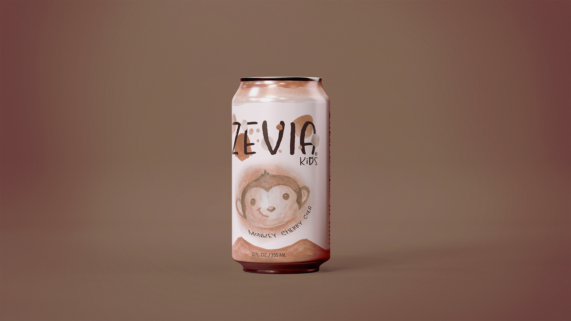 Monkey Cherry Cola Can Design