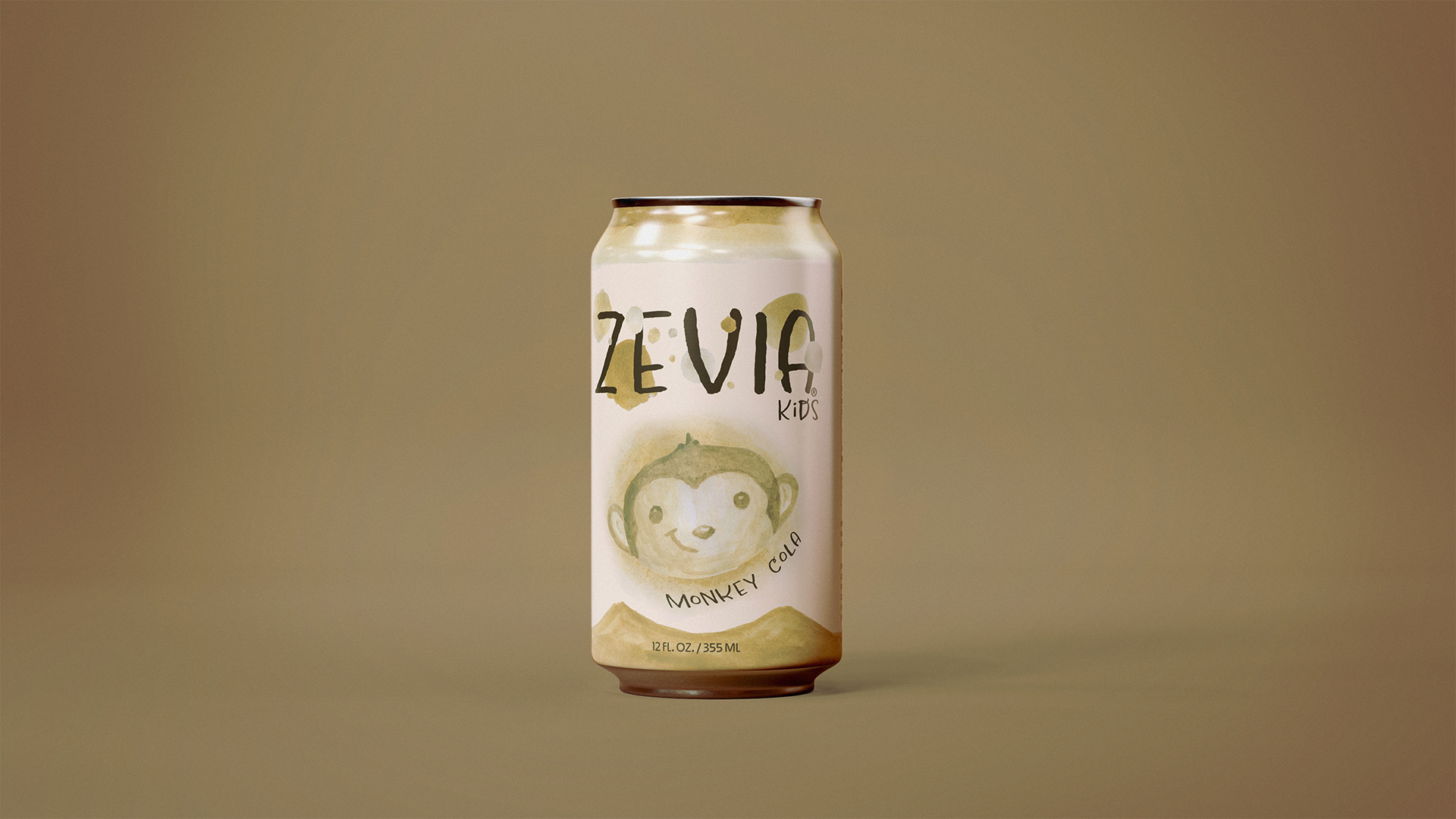 Monkey Cola Can Design