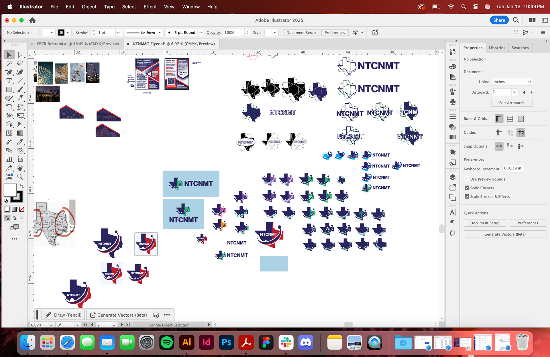 Process of creating the logo