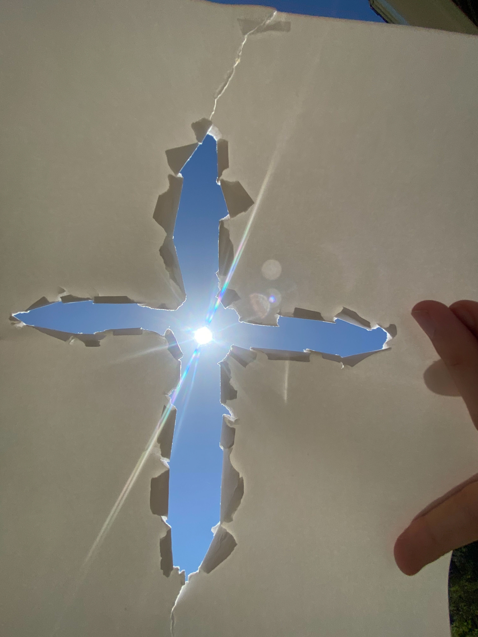 Experiment using light