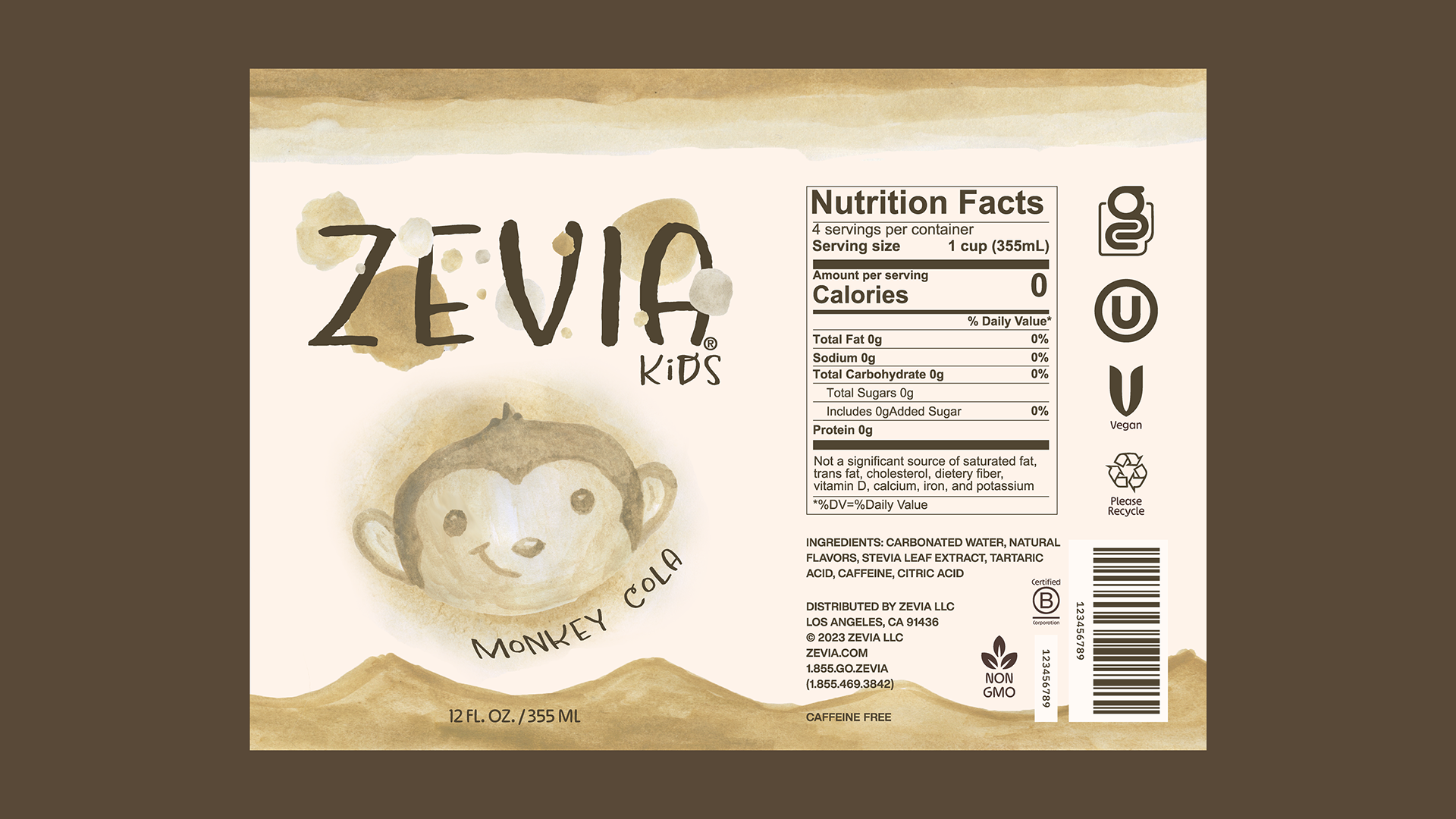 Monket Cola Can Design