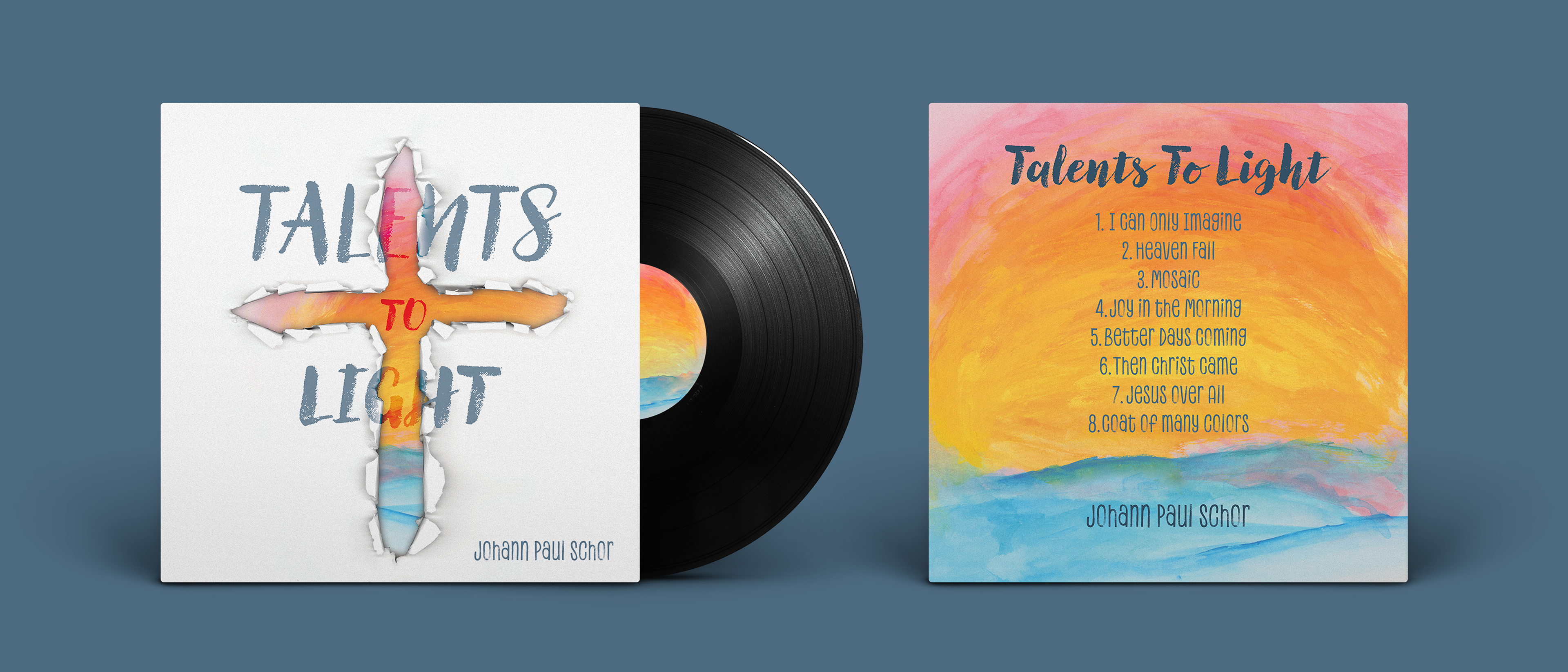 Final Album Cover (Front, Back & Center Label)